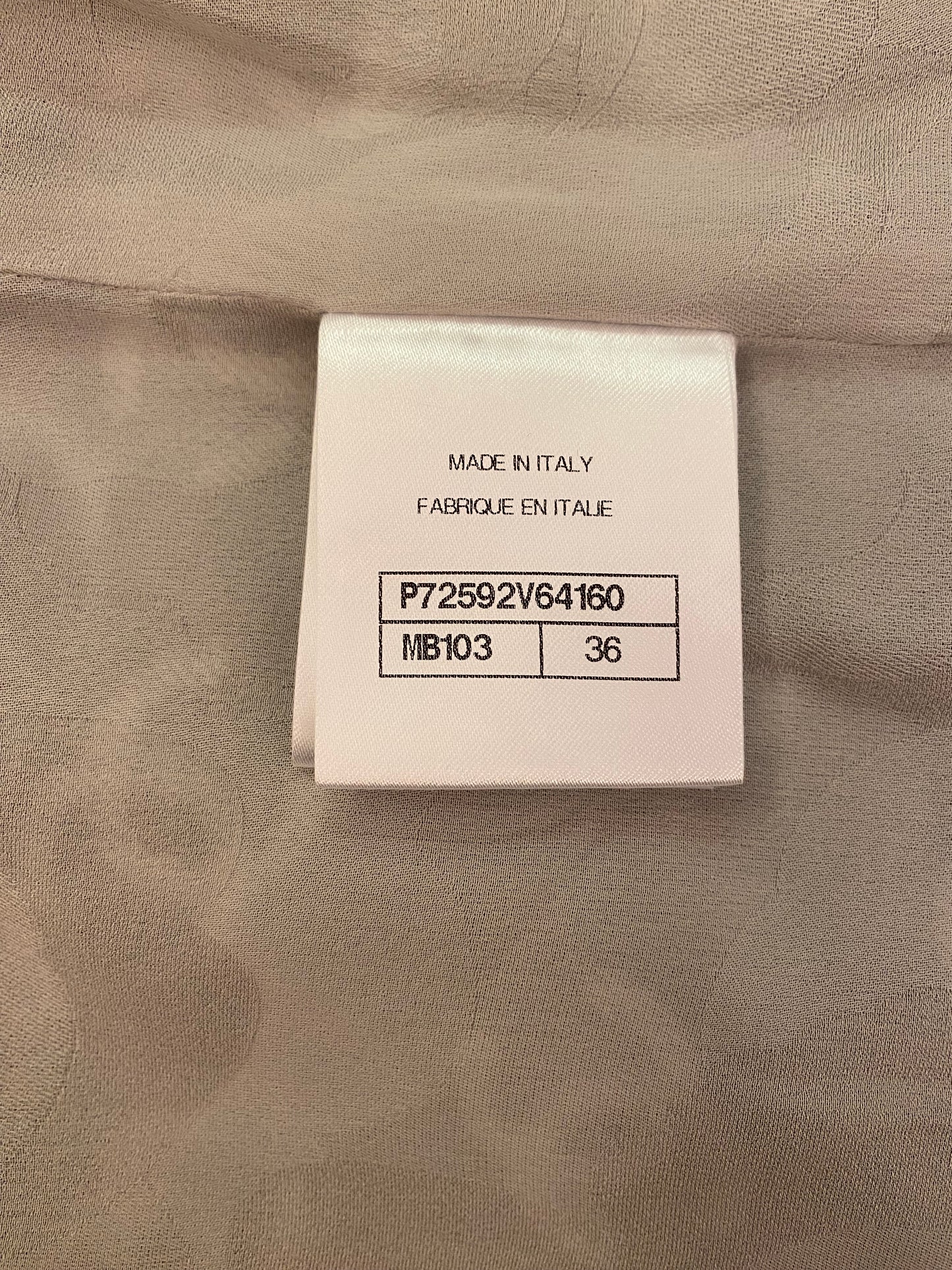 CHANEL 22S Runway CC Denim Dress Size 36