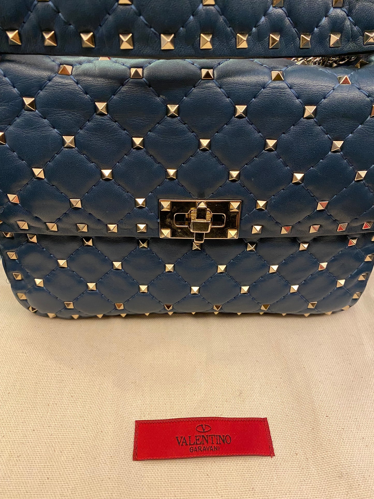 VALENTINO GARAVANI Nappa Rockstud Spike Bag