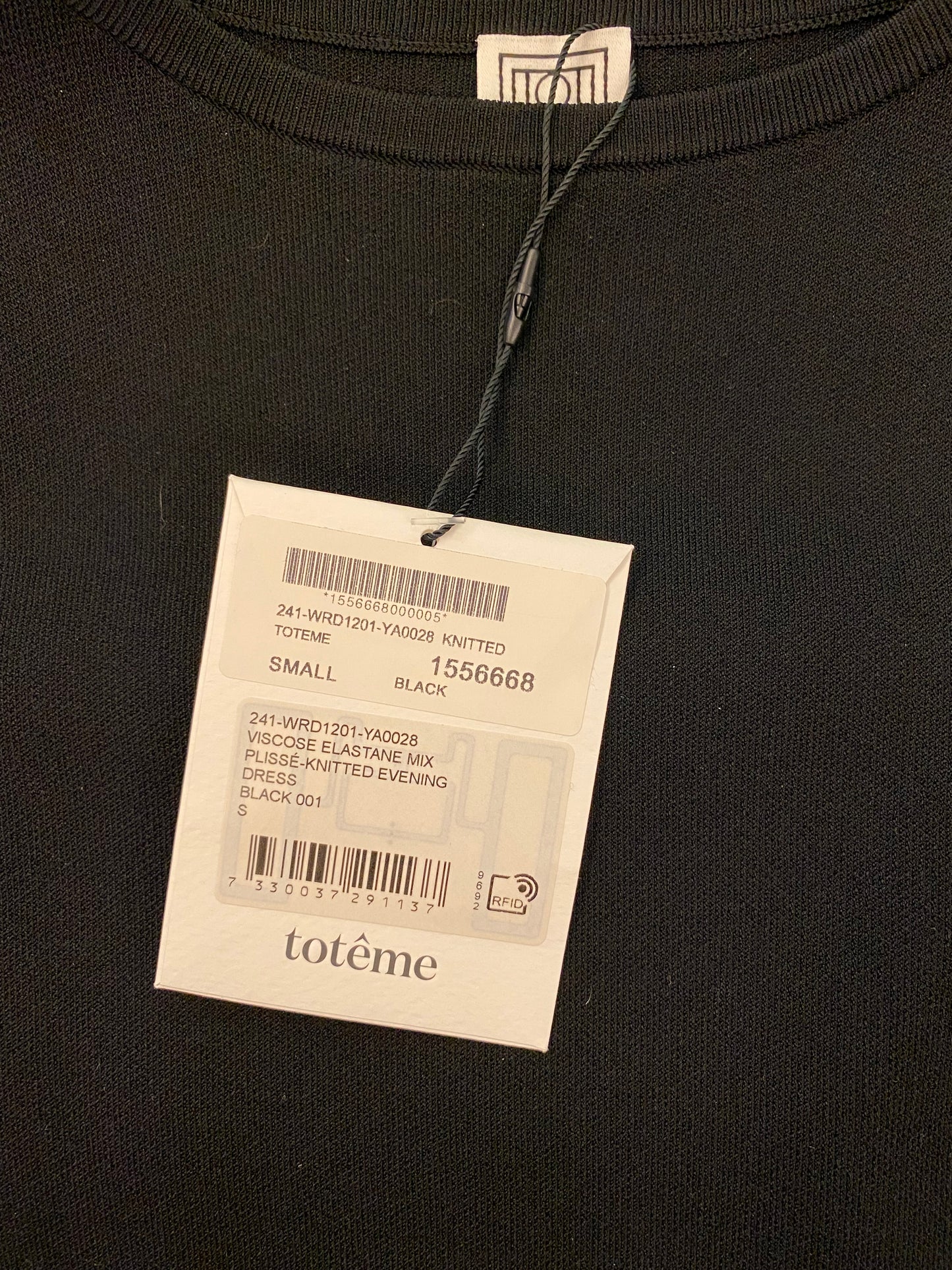 TOTÊME Plissé-Knitted Evening Maxi Dress Size S