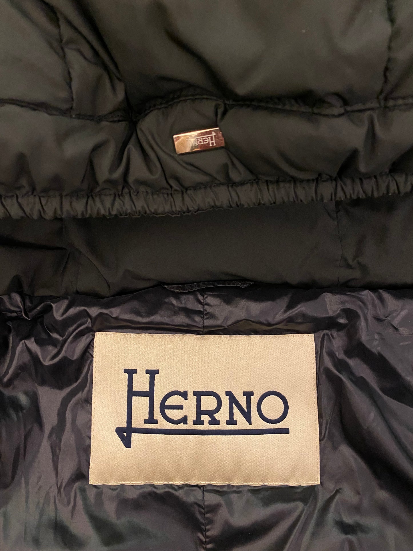 HERNO Down Jacket with Hood Size It 40