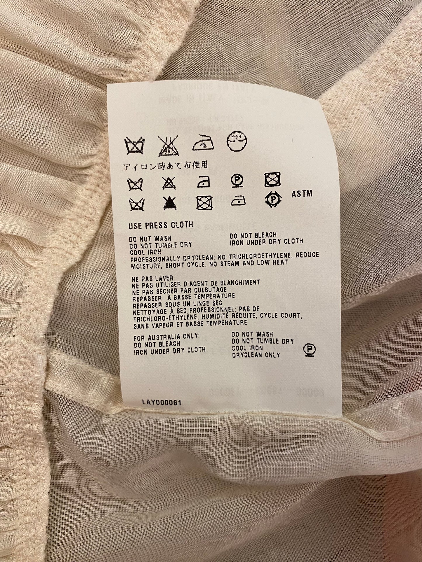 PRADA Cotton Blouse Size IT 38