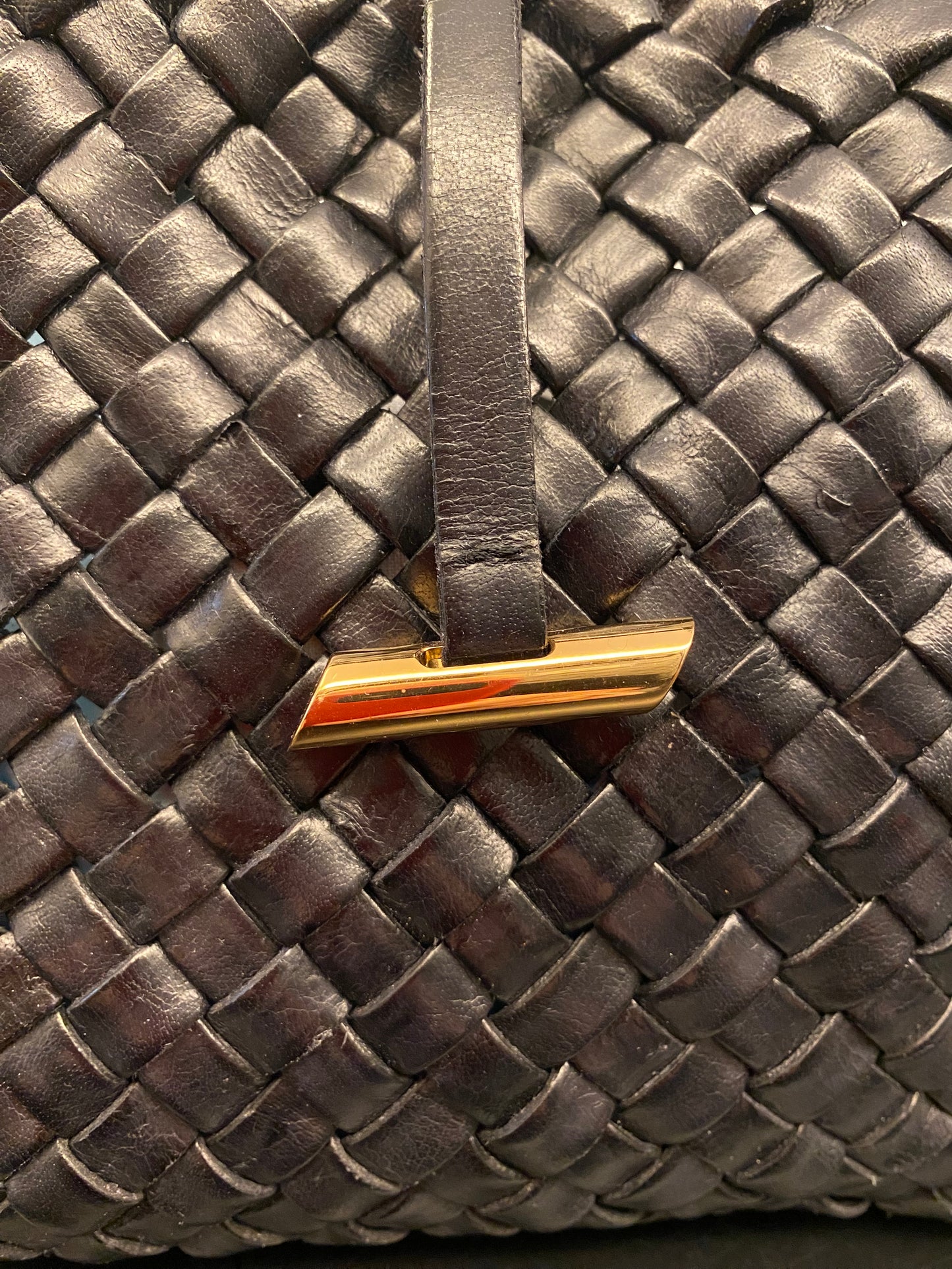 LIFFNER Mini Leather Basket