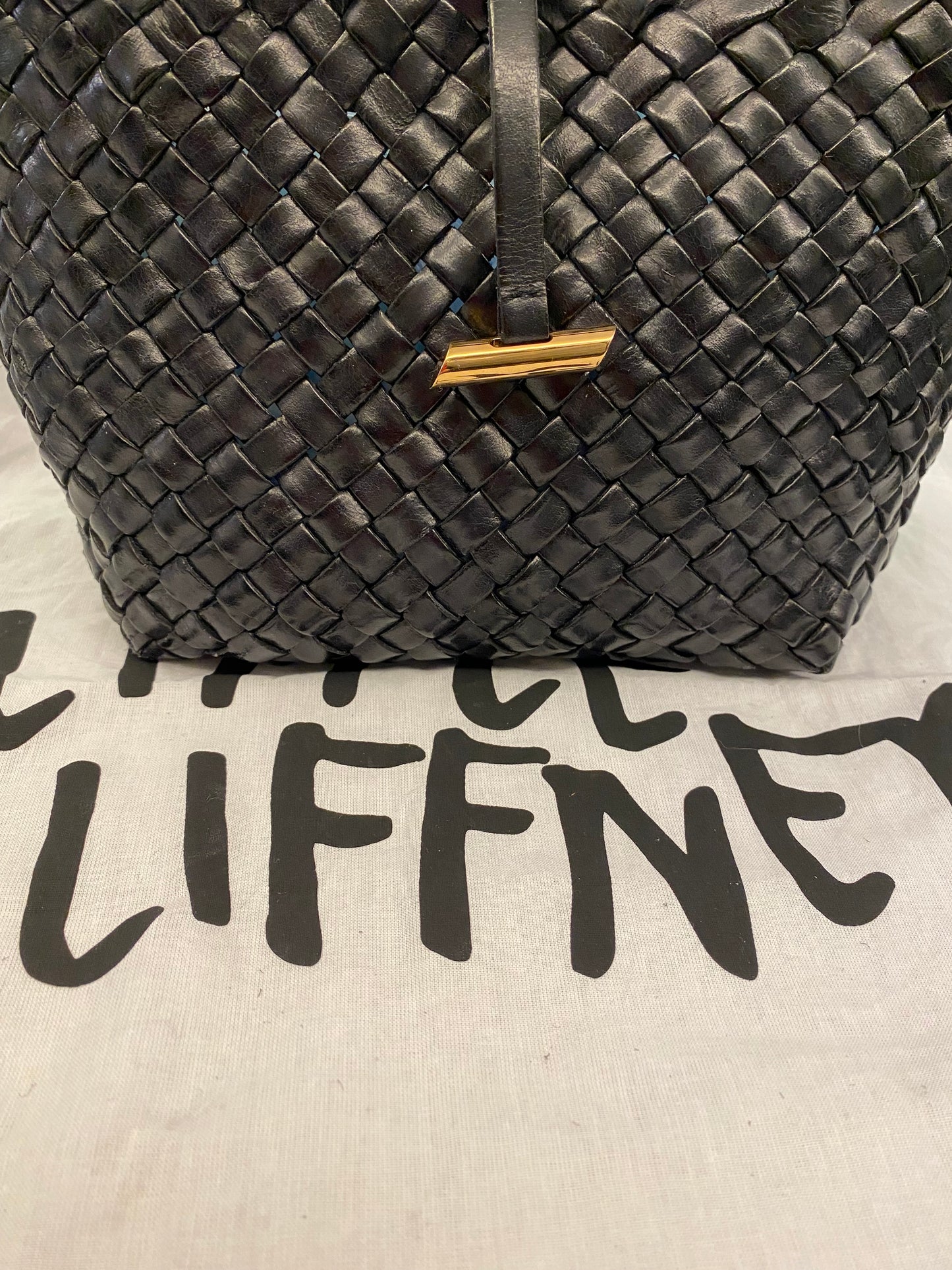 LIFFNER Mini Leather Basket