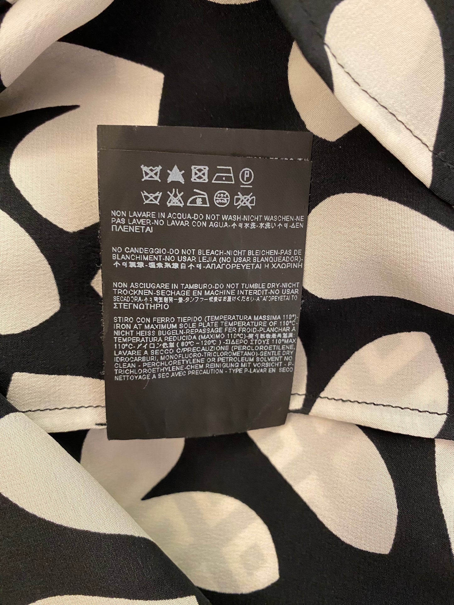 SAINT LAURENT Heart Print Blouse Size FR 42