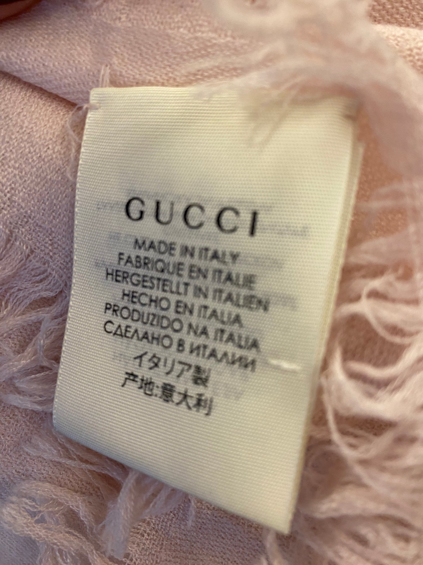 GUCCI Wool Scarf 90
