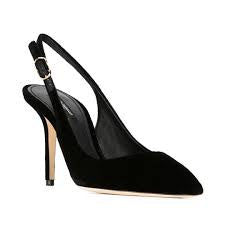 DOLCE & GABBANA Velvet Slingback Size 39