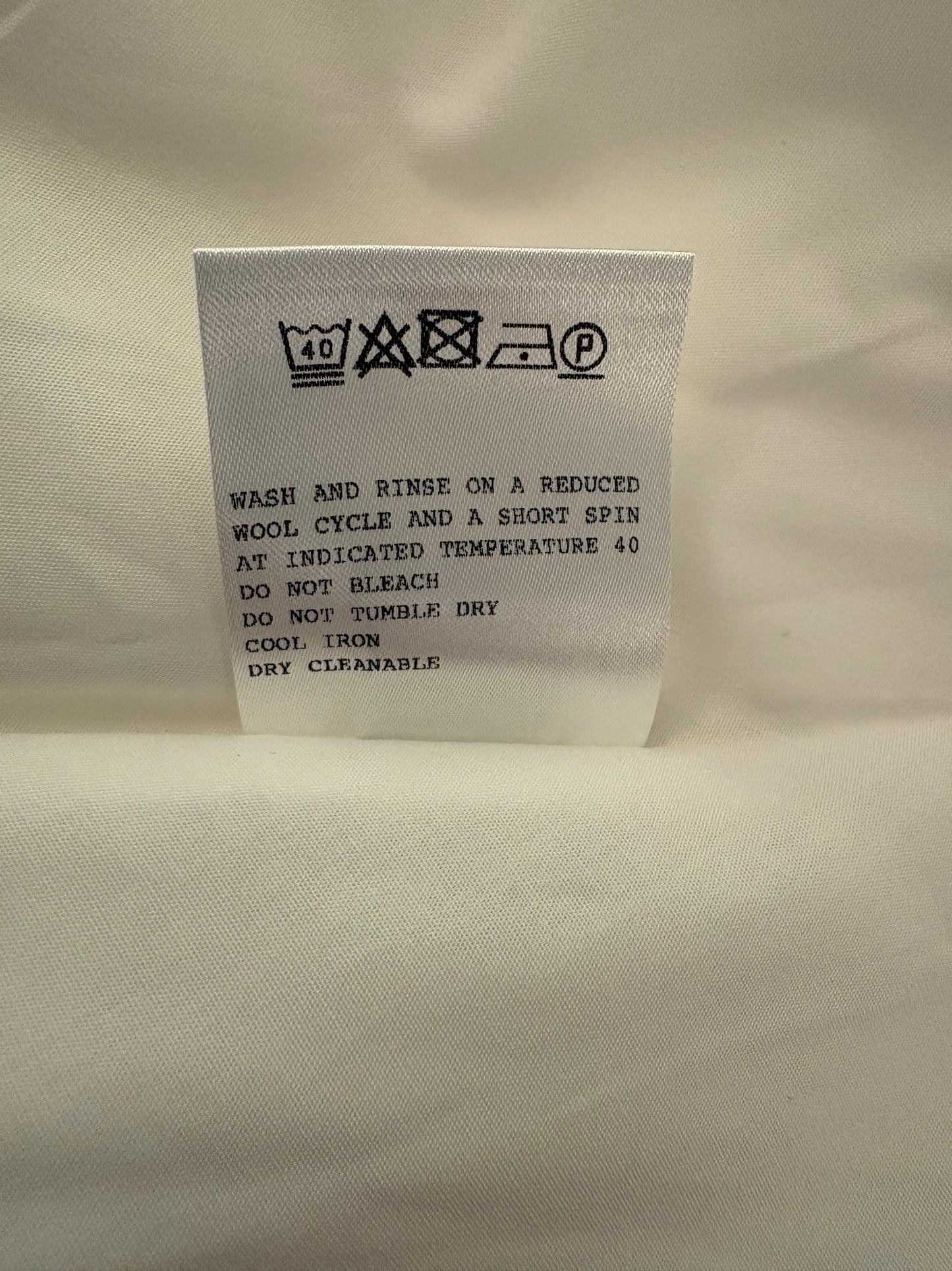TOVE Ceres Organic Cotton Midi White Dress Size 36