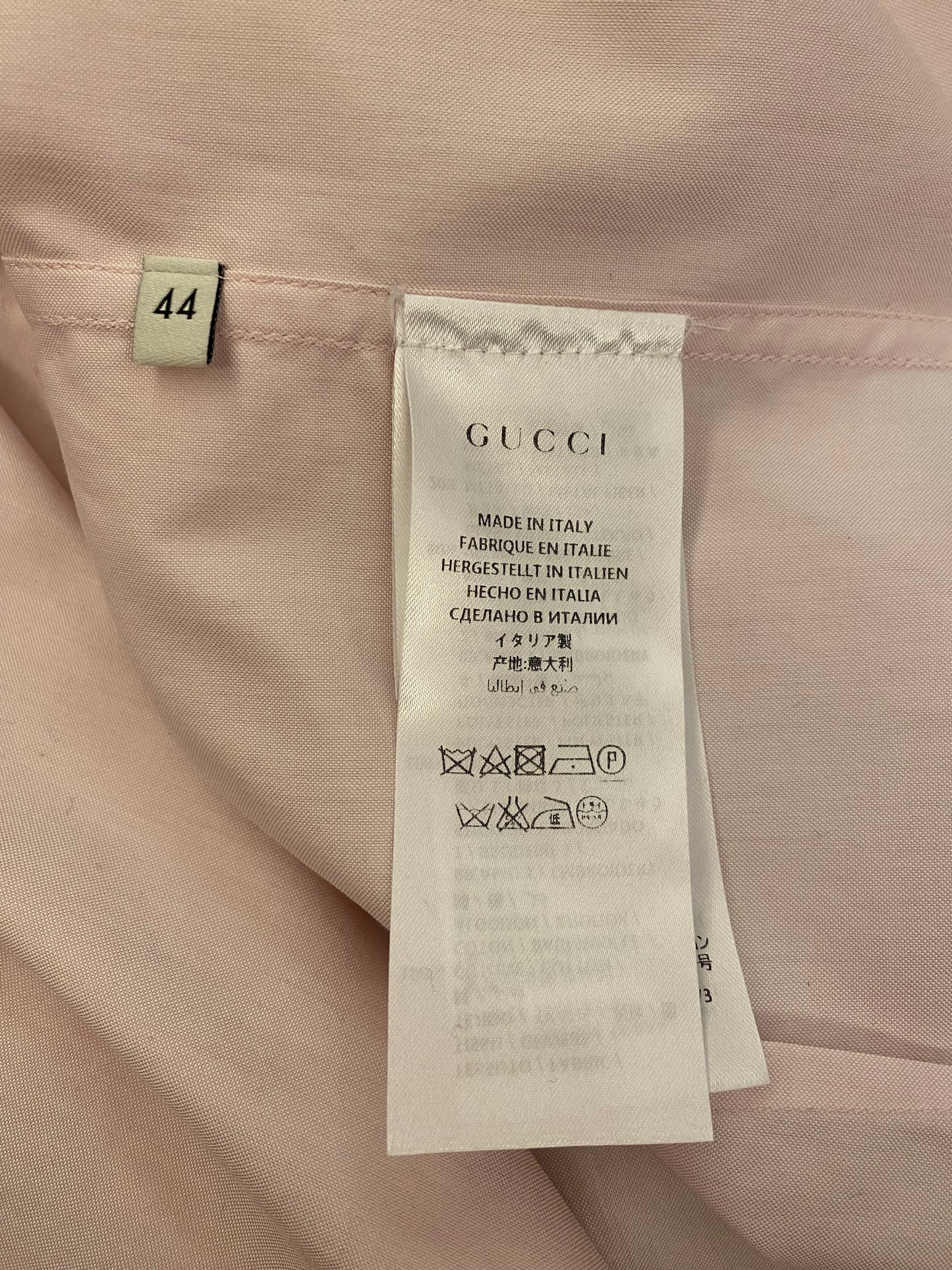 GUCCI Cotton Shirt Size It 44 Eu 38