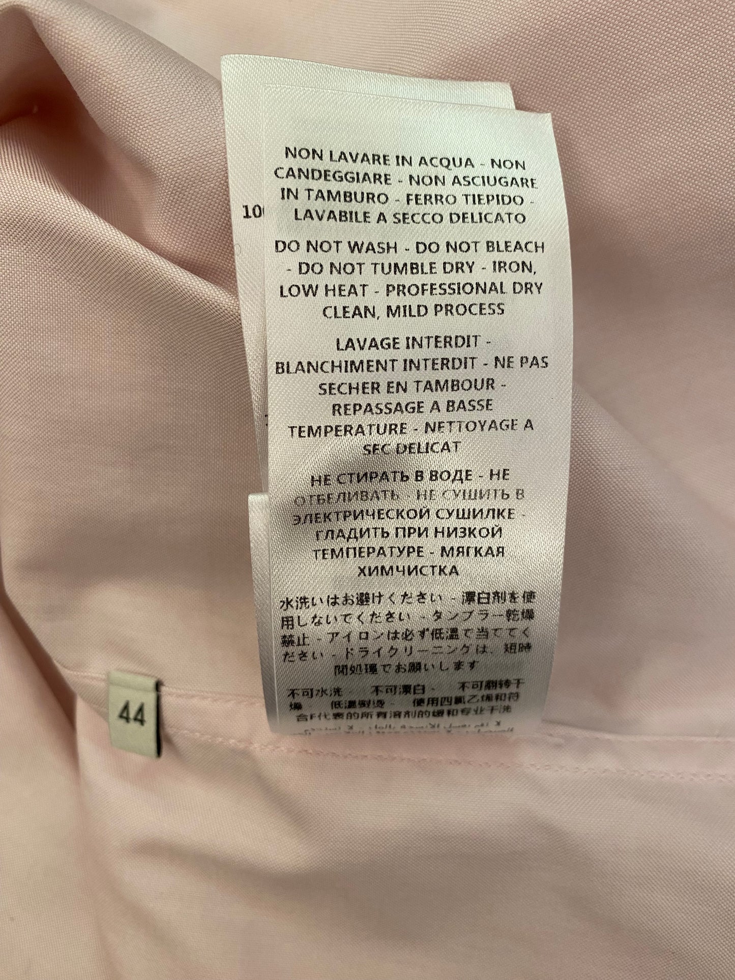 GUCCI Cotton Shirt Size It 44 Eu 38