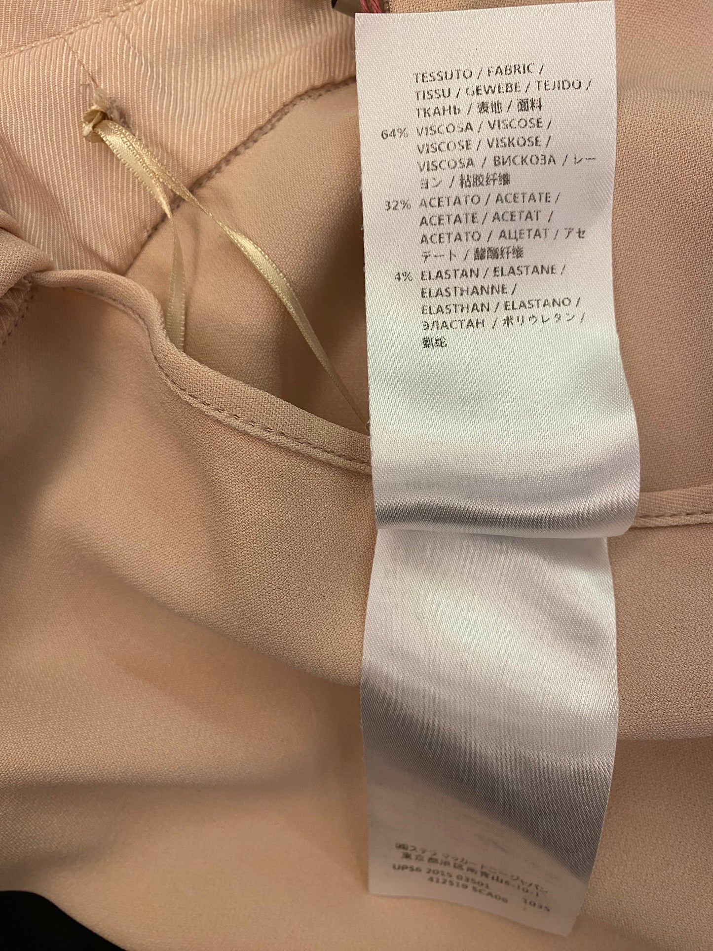 STELLA McCARTNEY Cross Back Pink Top Size IT 40