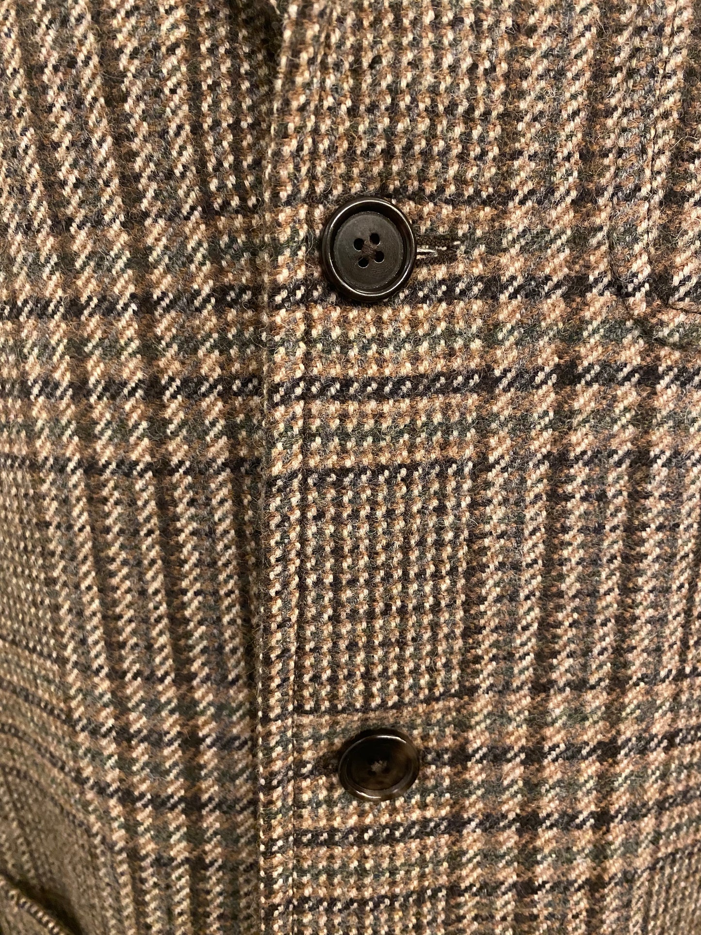 CÉLINE Check Wool Blazer Size 36