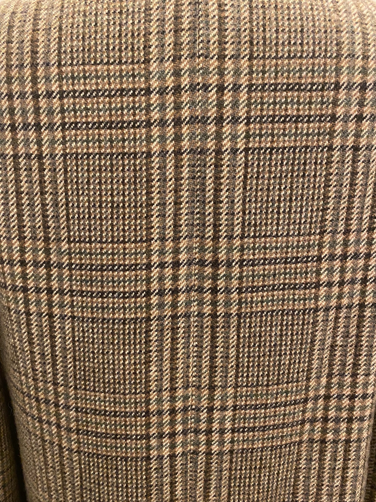 CÉLINE Check Wool Blazer Size 36