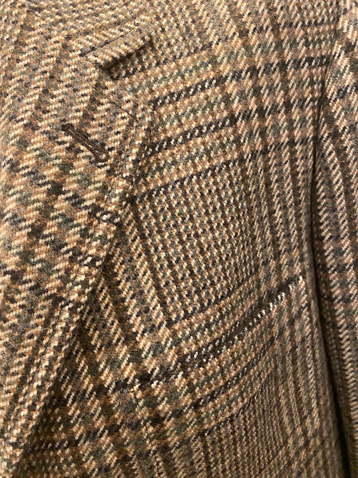CÉLINE Check Wool Blazer Size 36