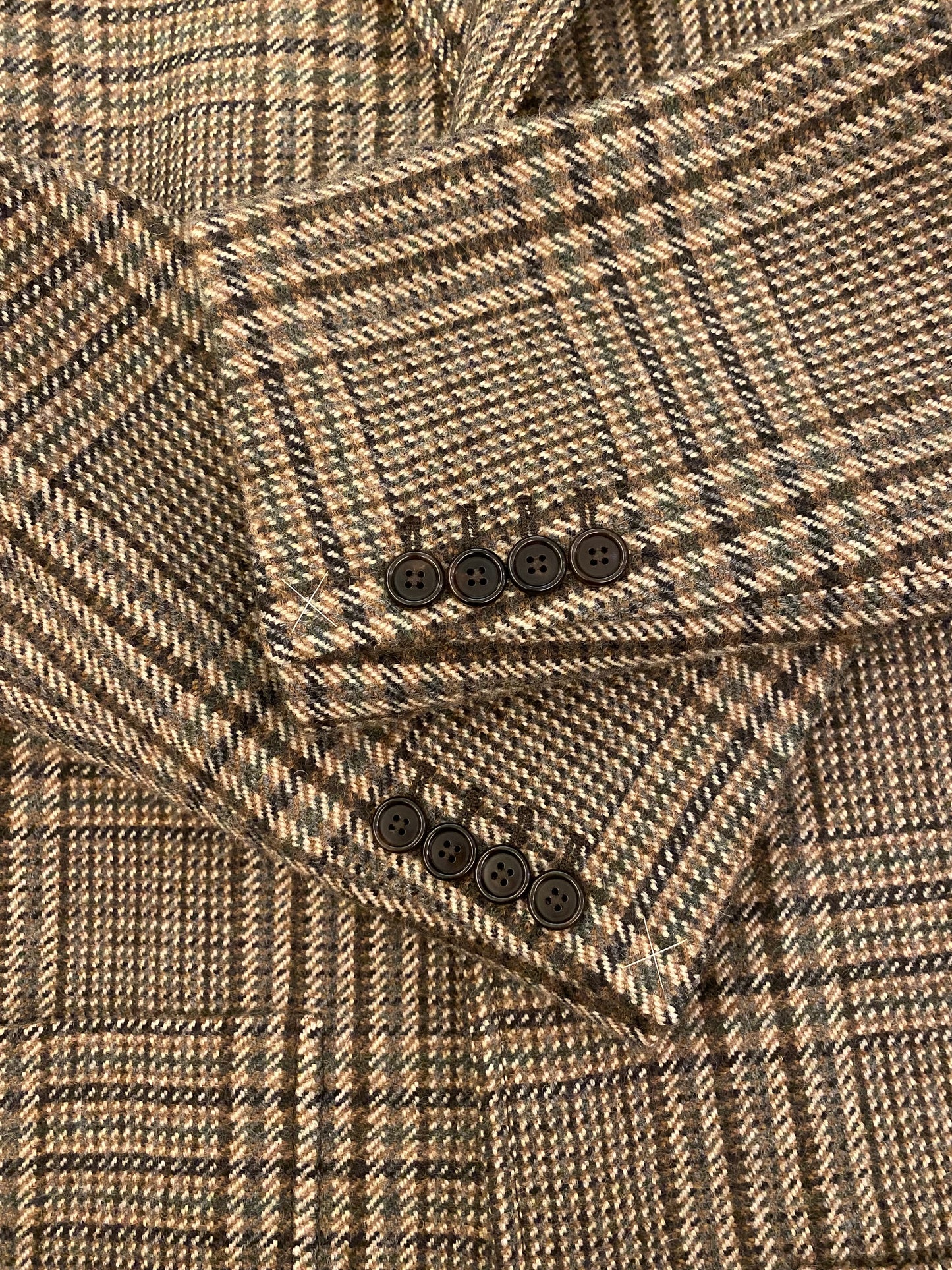 CÉLINE Check Wool Blazer Size 36