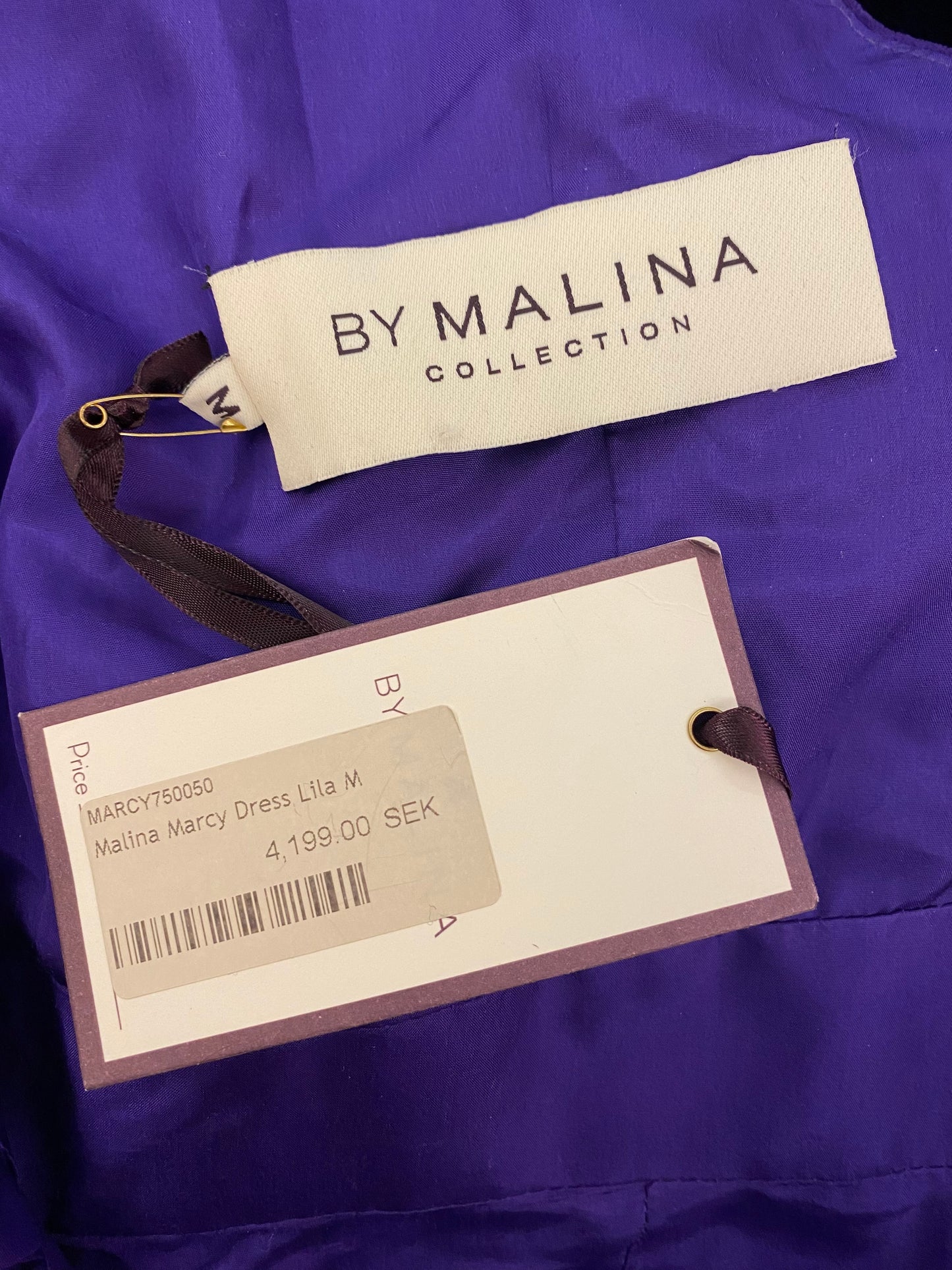BY MALINA Velvet Long Dress Size M