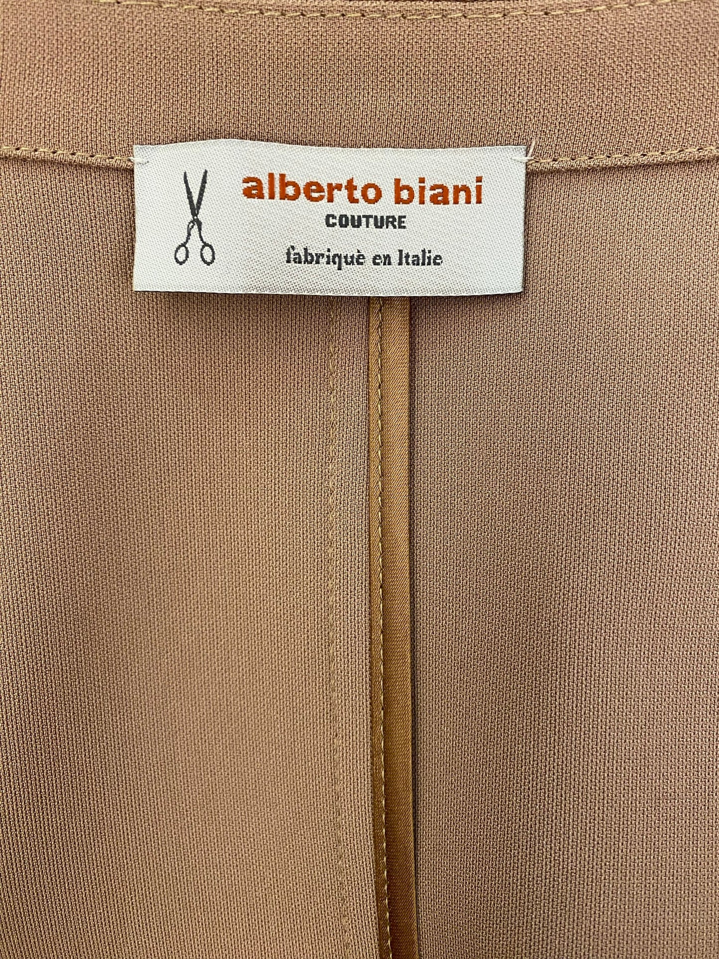 ALBERTO BIANI Couture Beige Blazer IT Size 44