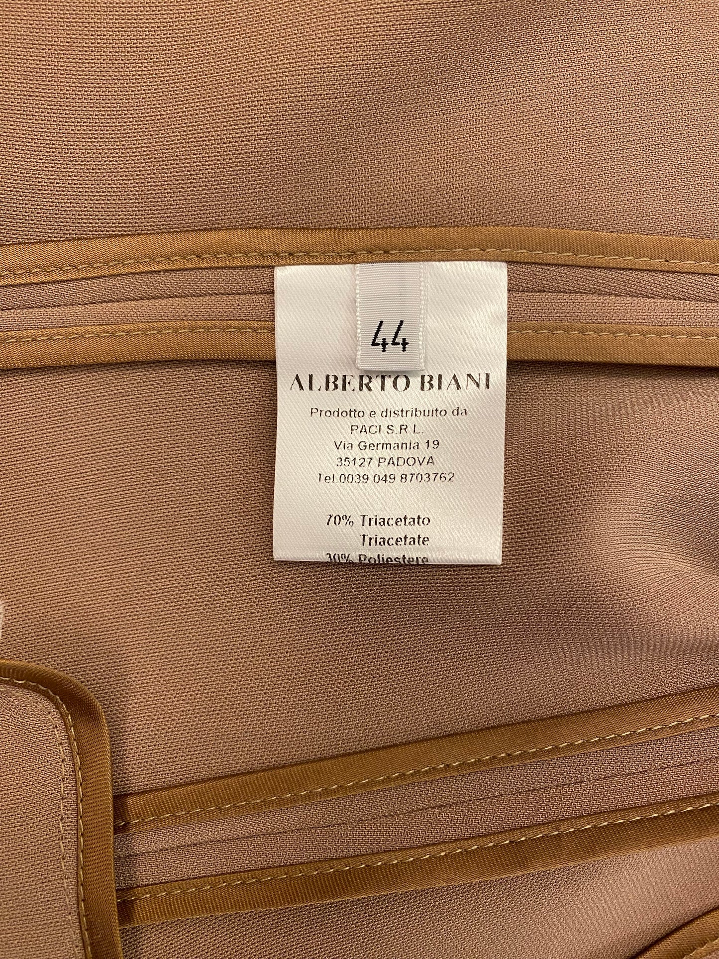 ALBERTO BIANI Couture Beige Blazer IT Size 44