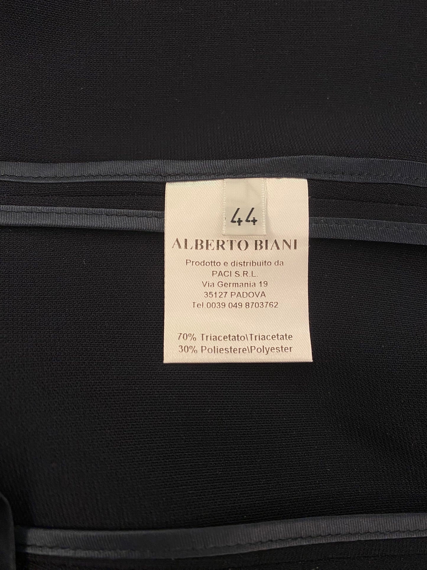ALBERTO BIANI Couture Dark Navy Blazer IT Size 44