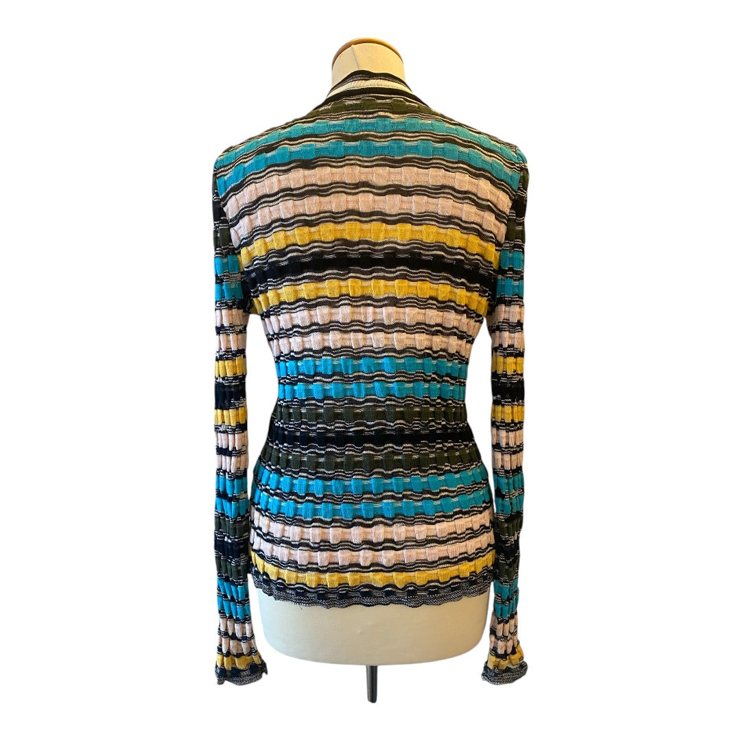 MISSONI Crochet-Knit Cardigan Size 36