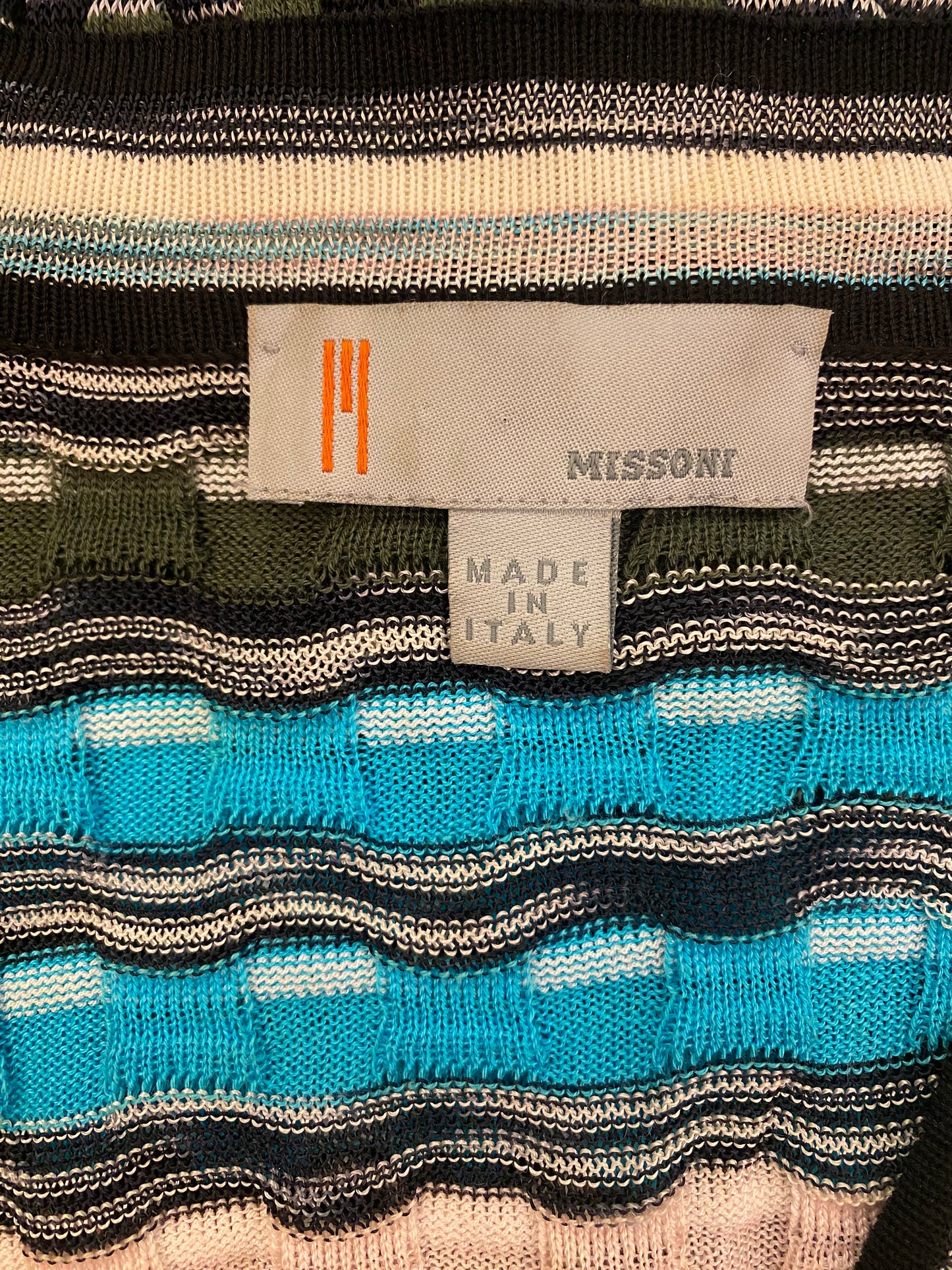 MISSONI Crochet-Knit Cardigan Size 36