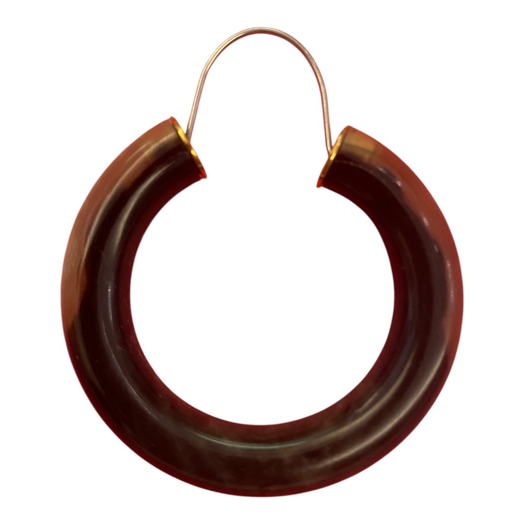 CÉLINE Horn Hoop Earrings