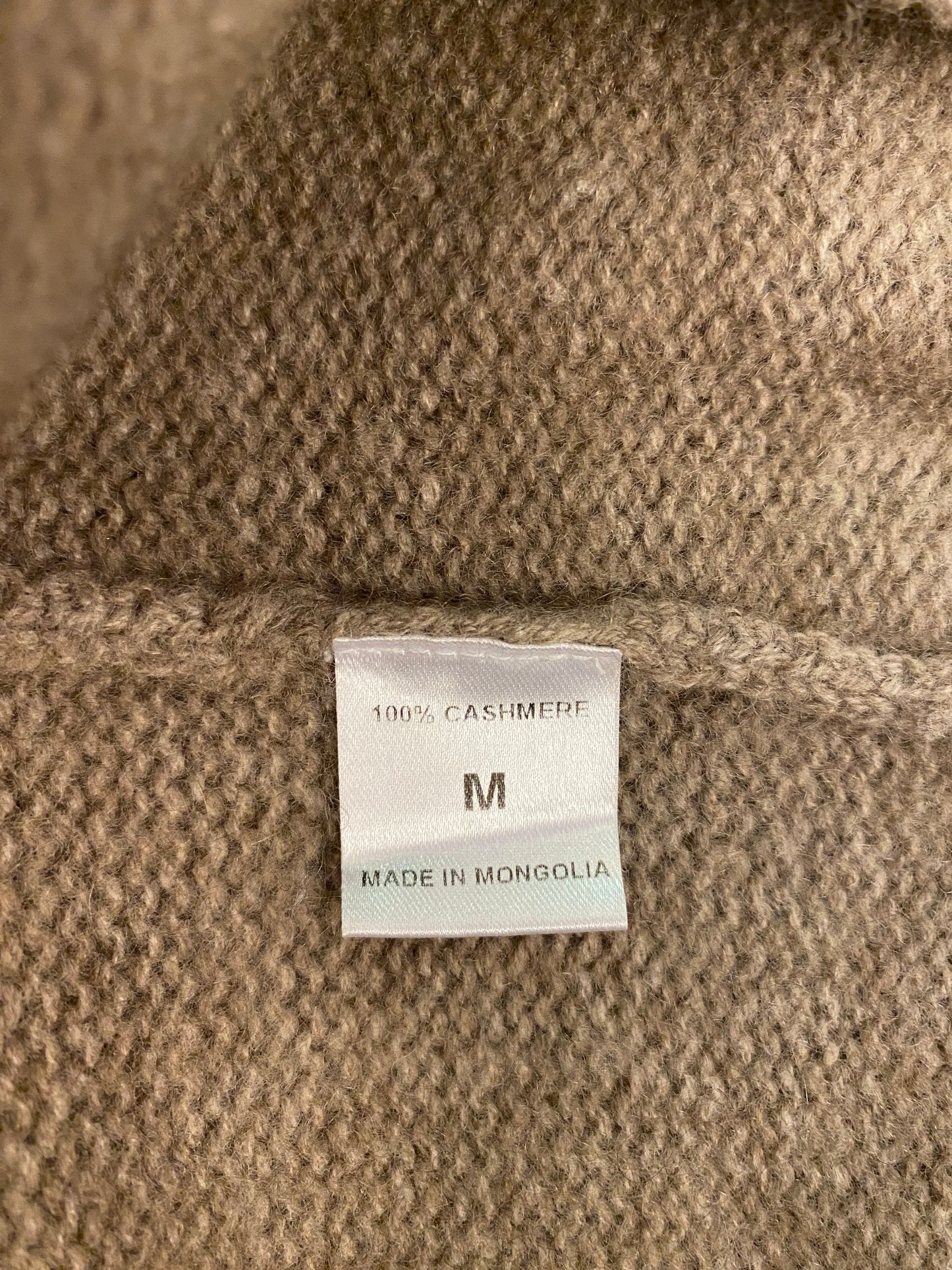 SANTOSH Cashmere Hoodie Sweater Size M