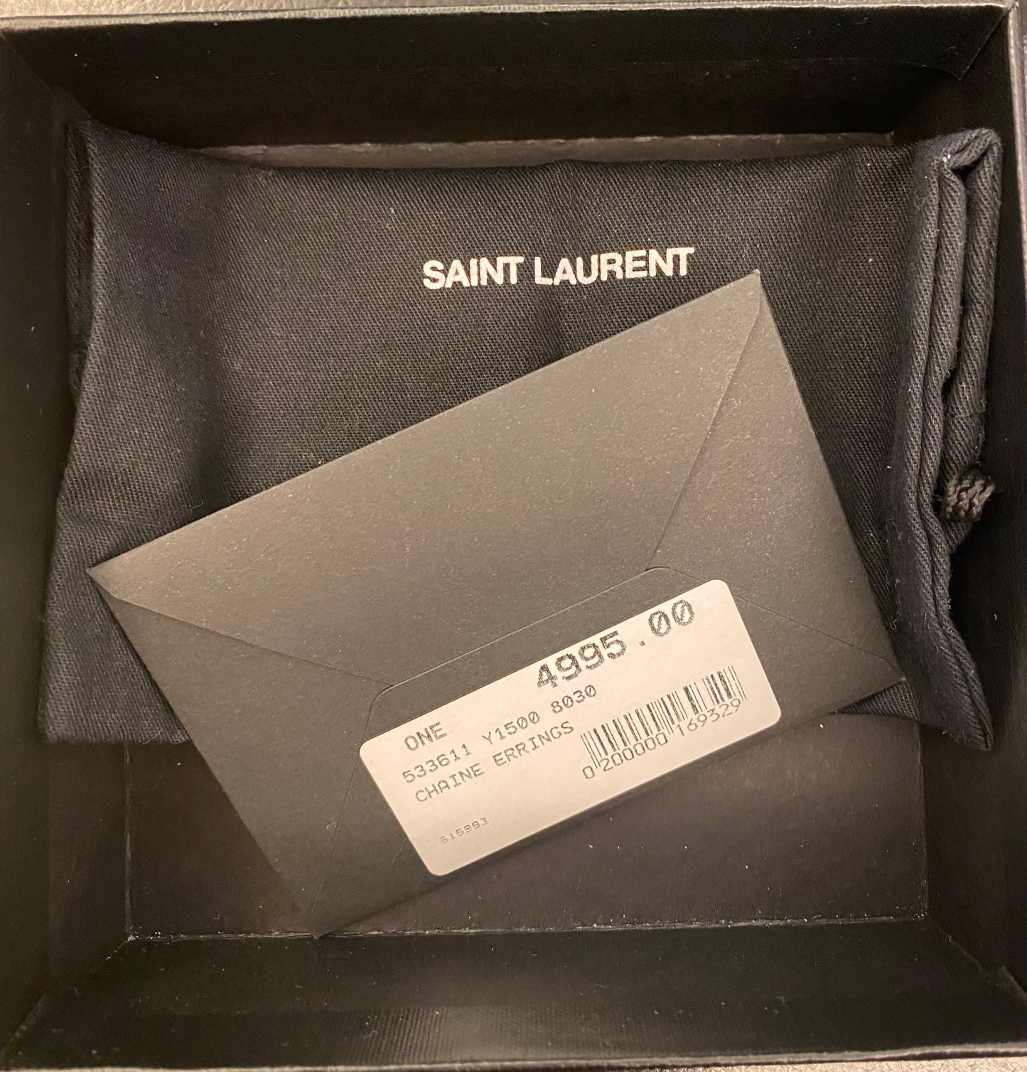 SAINT LAURENT Chain Earrings