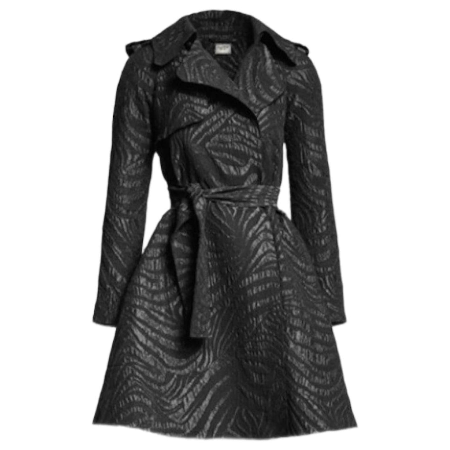 LANVIN For H&M Limited Edition Trench Coat Black Size 40
