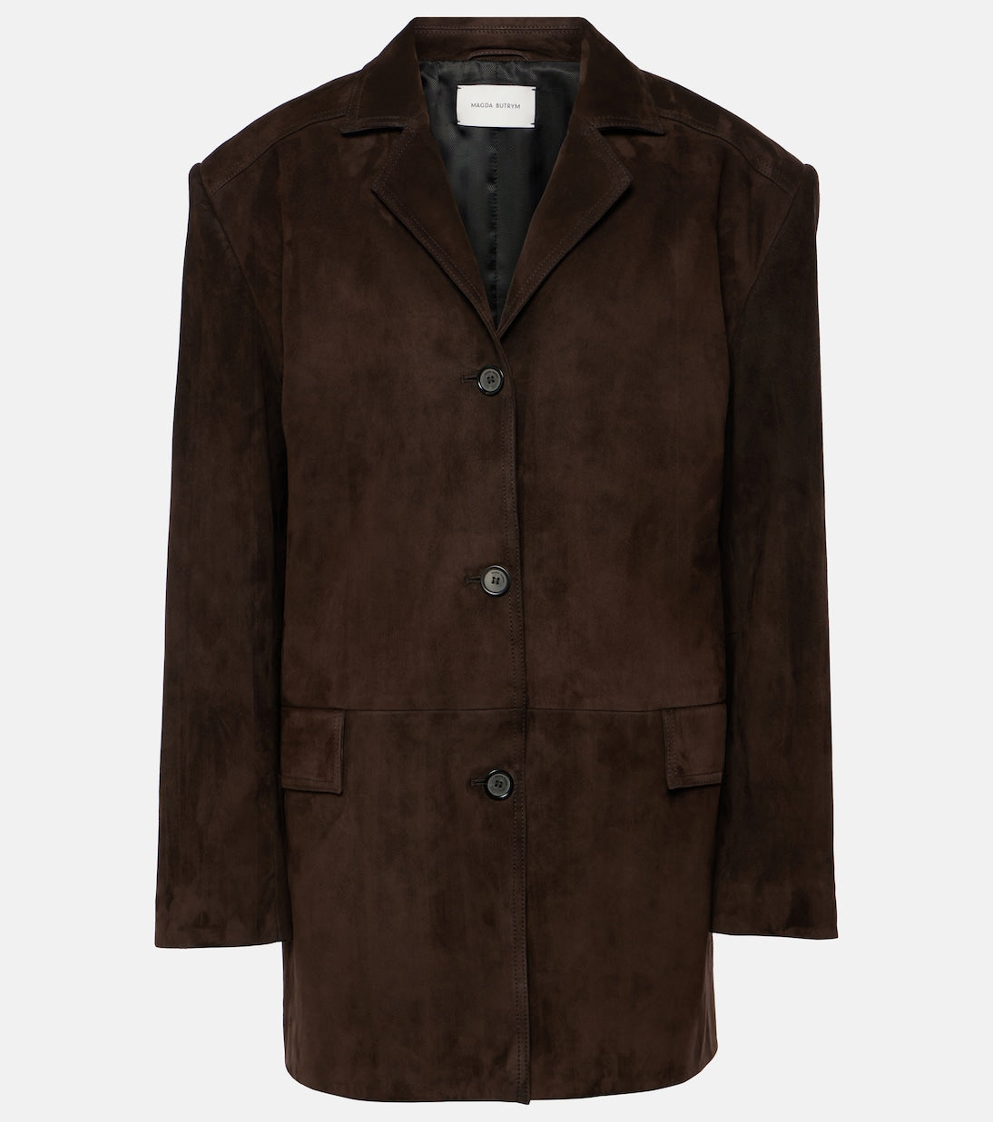 MAGDA BUTRYM Brown Suede Jacket Size 36