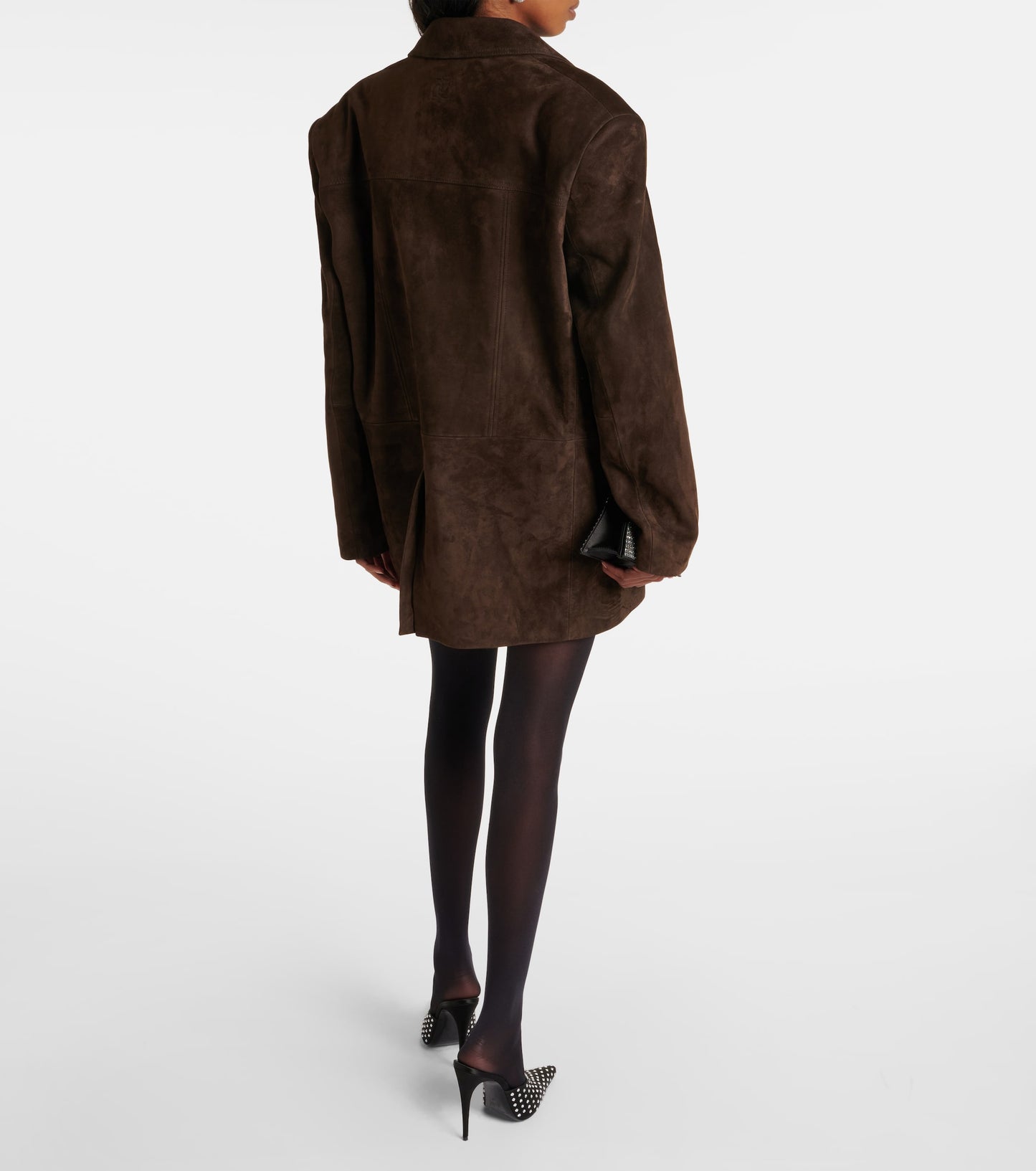MAGDA BUTRYM Brown Suede Jacket Size 36