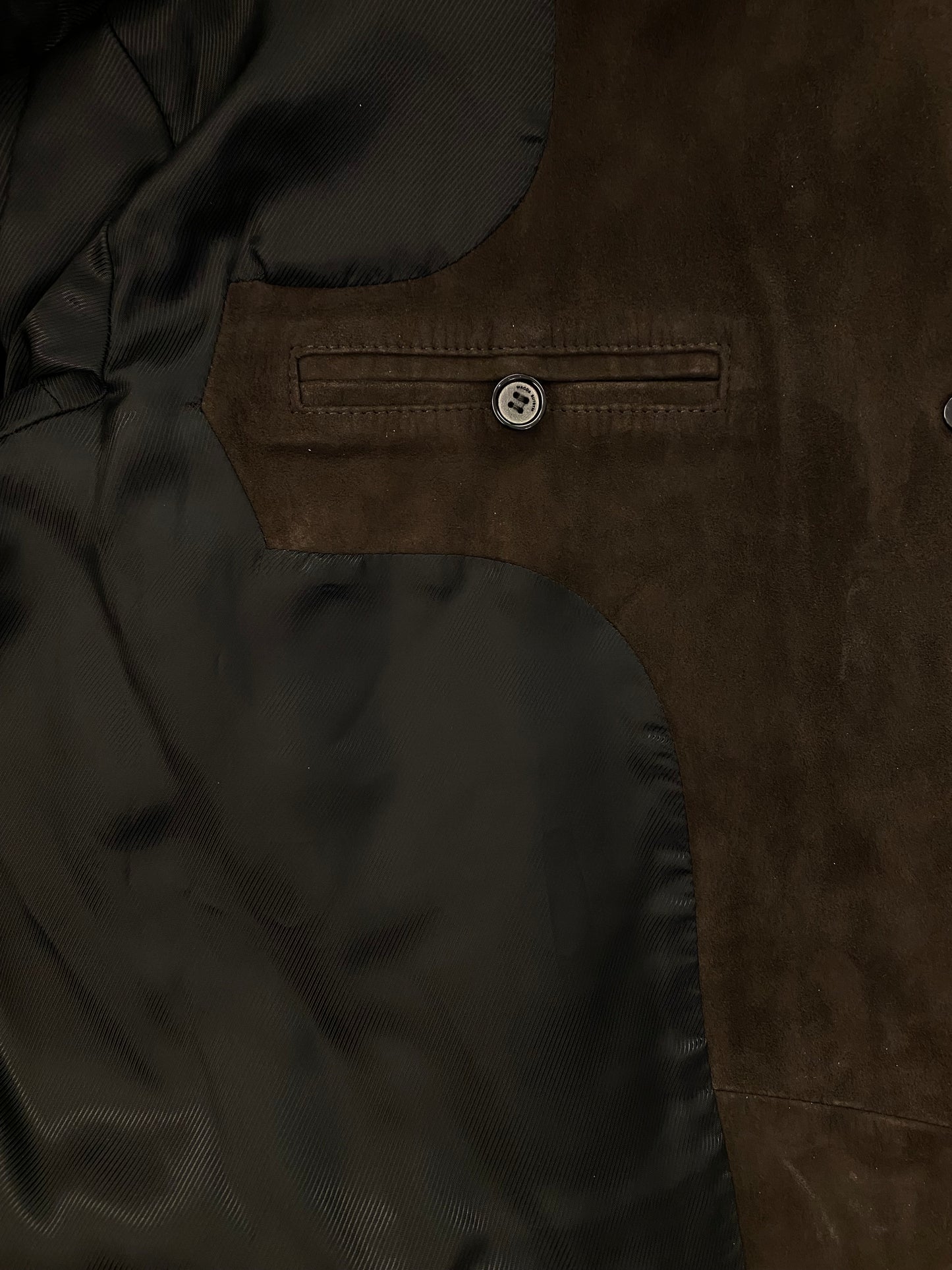 MAGDA BUTRYM Brown Suede Jacket Size 36