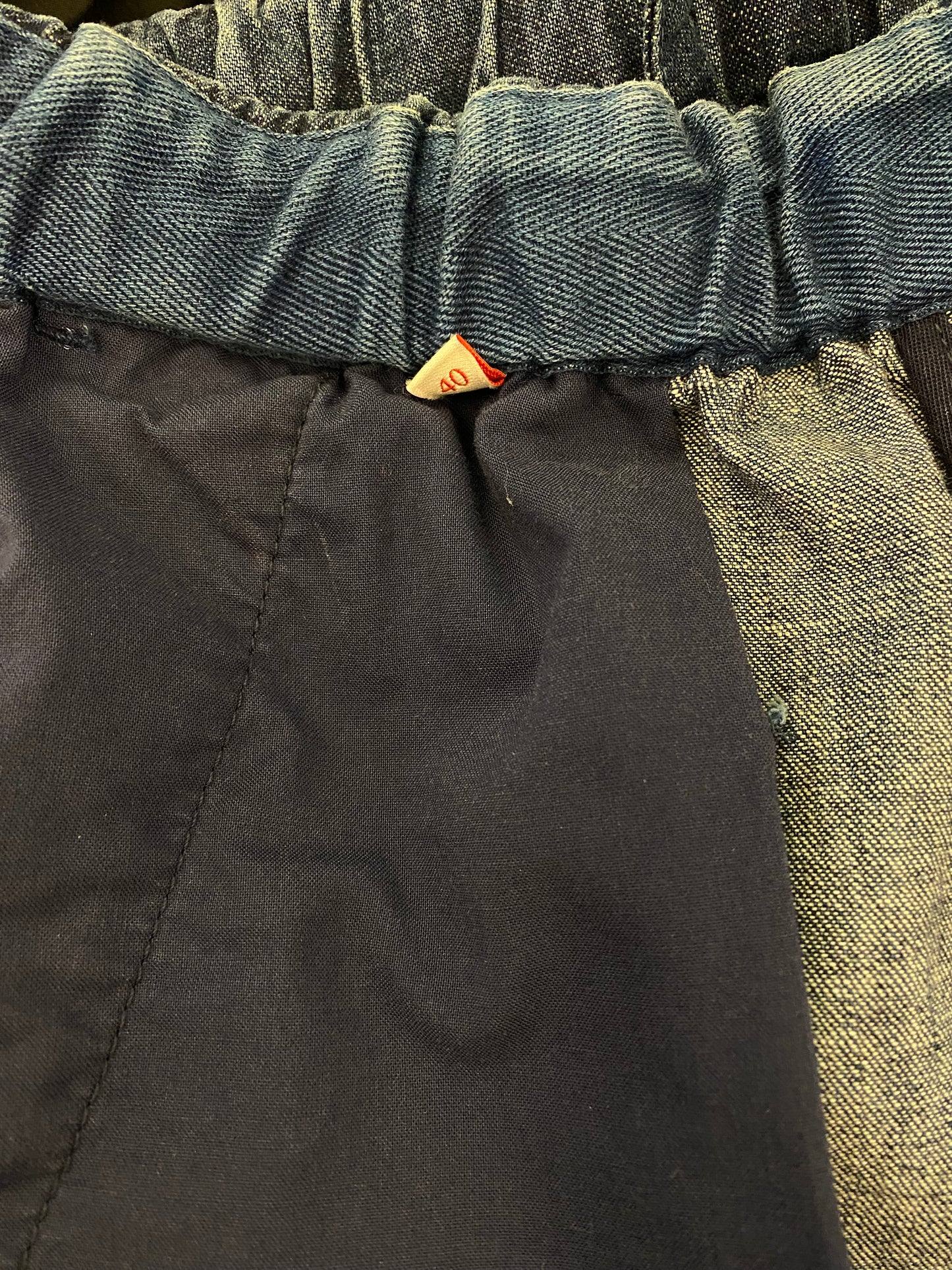 VALENTINO V-Logo Denim Shorts Size IT 40