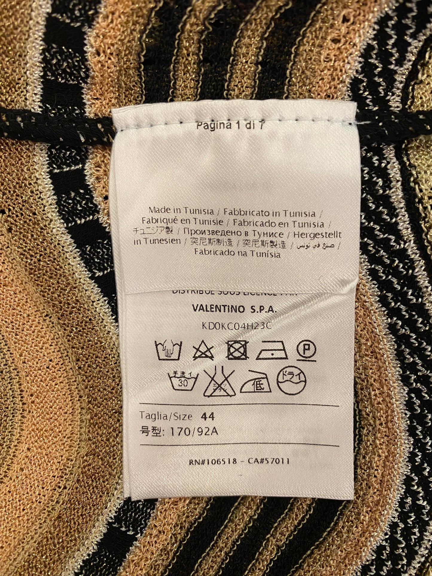 M MISSONI Multicolor Top Size It 44 Eu 38/40