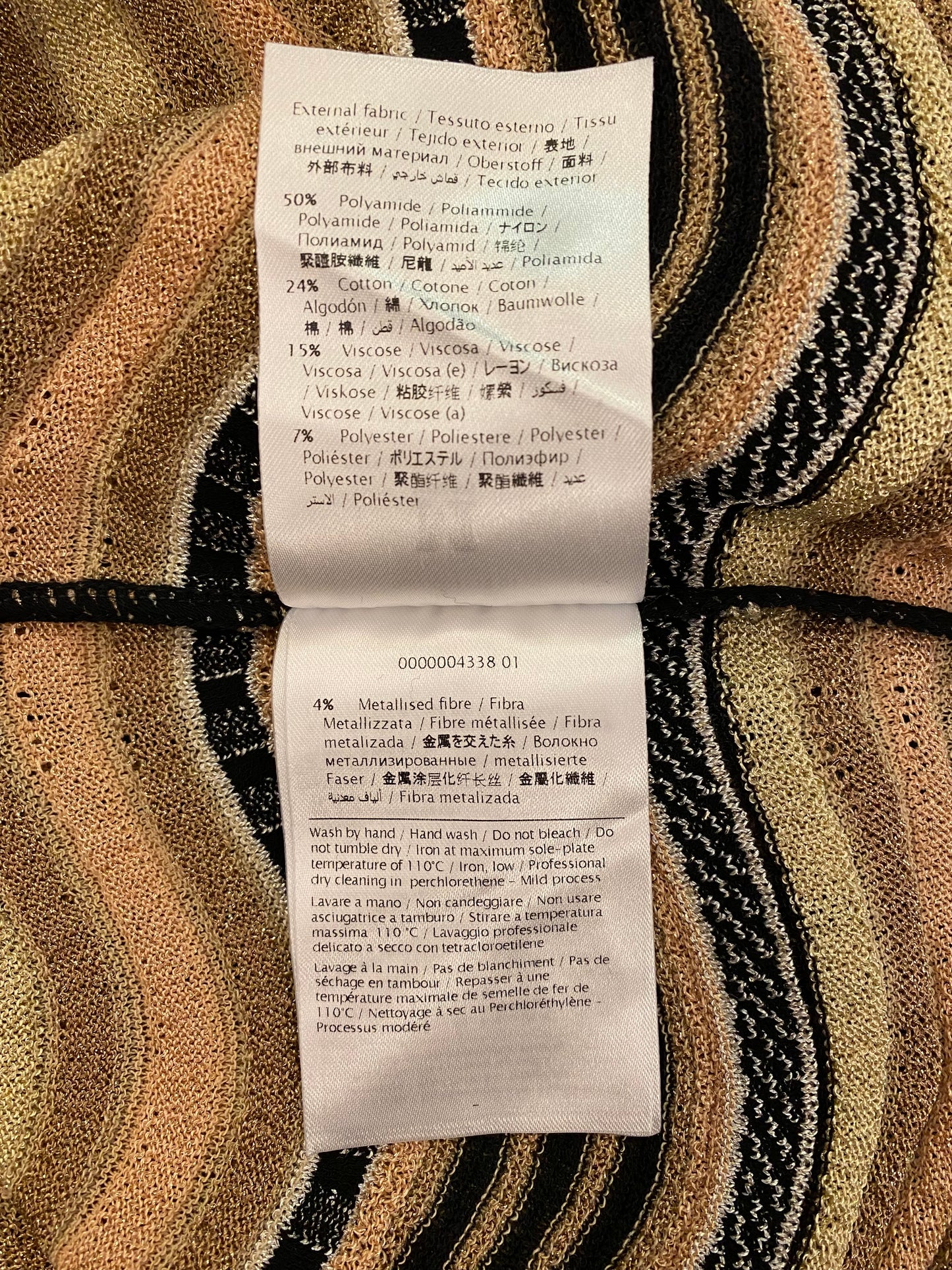 M MISSONI Multicolor Top Size It 44 Eu 38/40