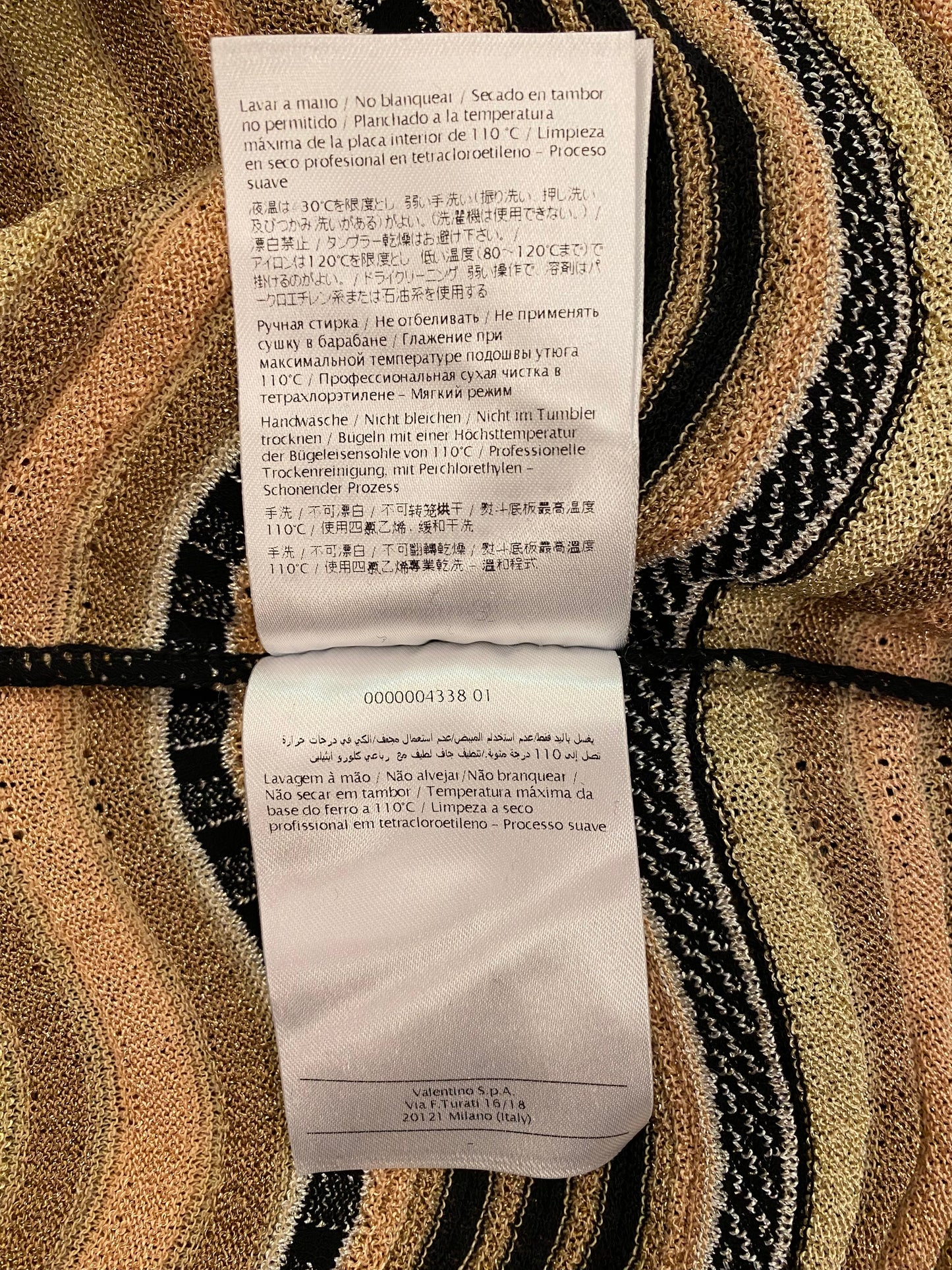 M MISSONI Multicolor Top Size It 44 Eu 38/40