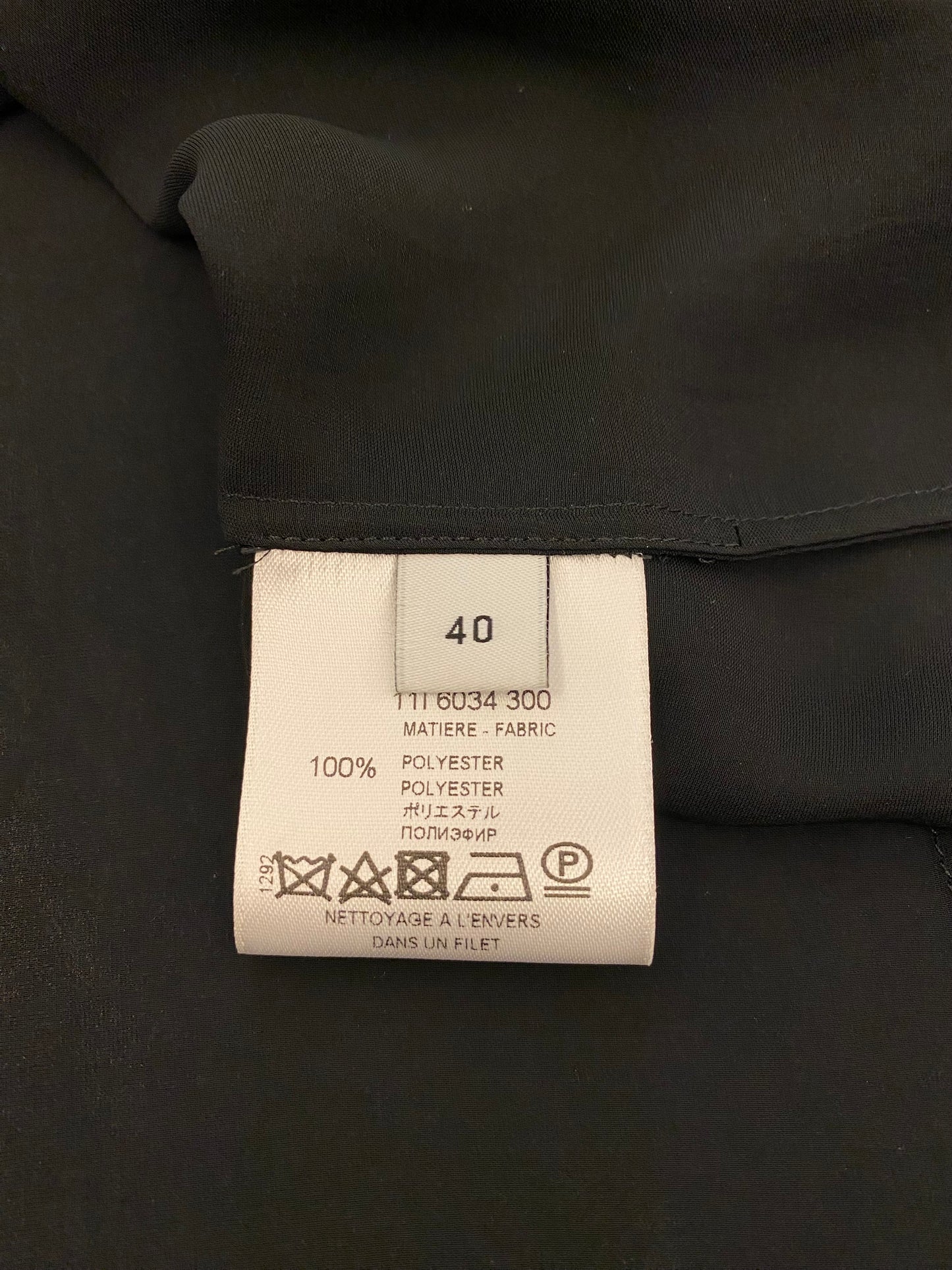 GIVENCHY Black Blouse Size It 40 Eu 36