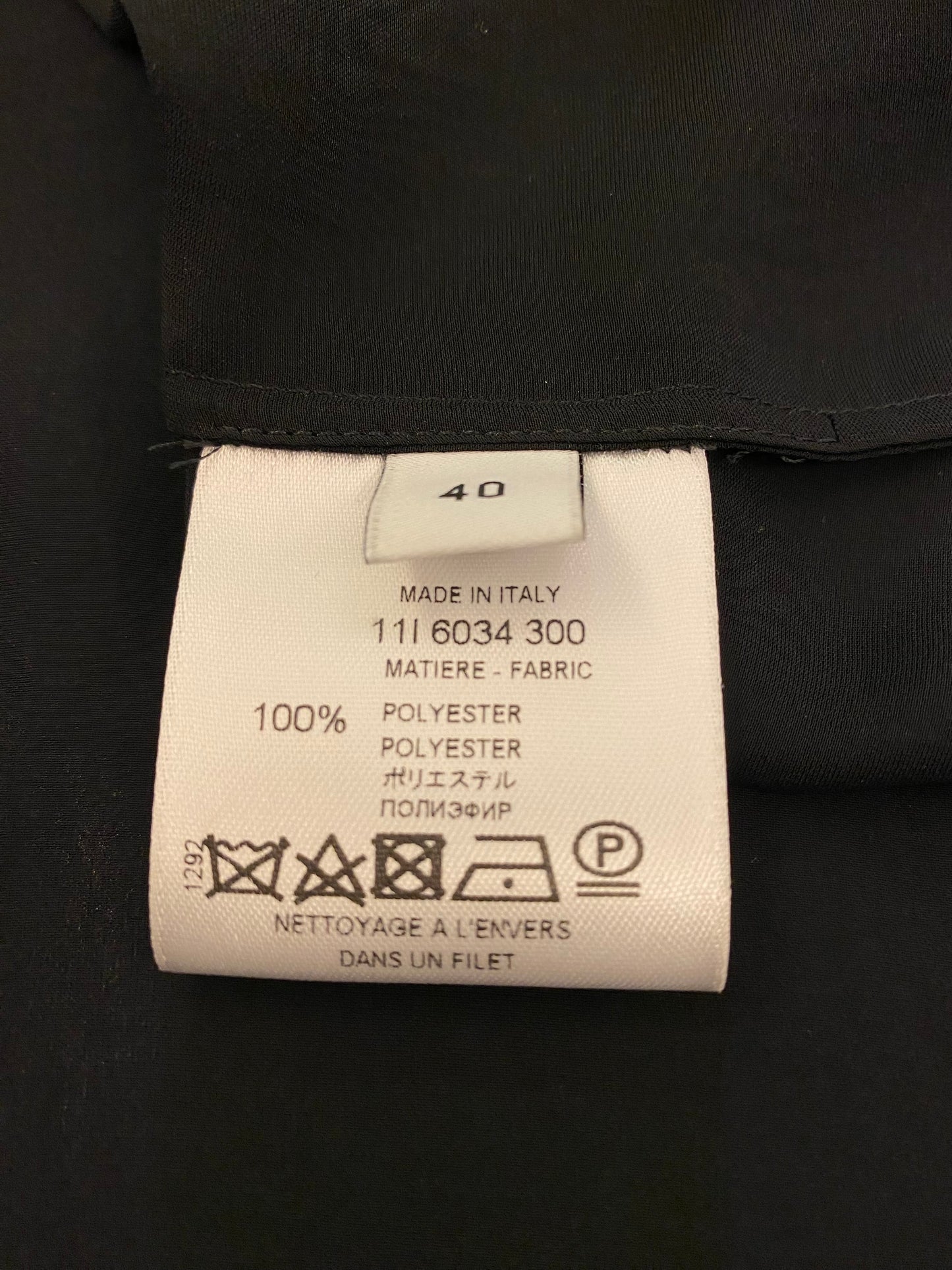 GIVENCHY Black Blouse Size It 40 Eu 36