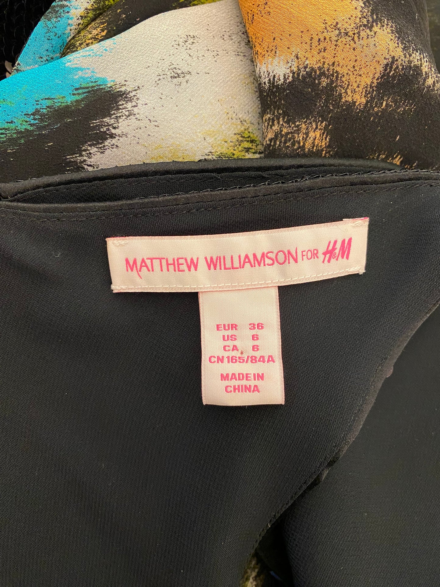 MATTHEW WILLIAMSON for H&M Long Ruffle Dress Size 36