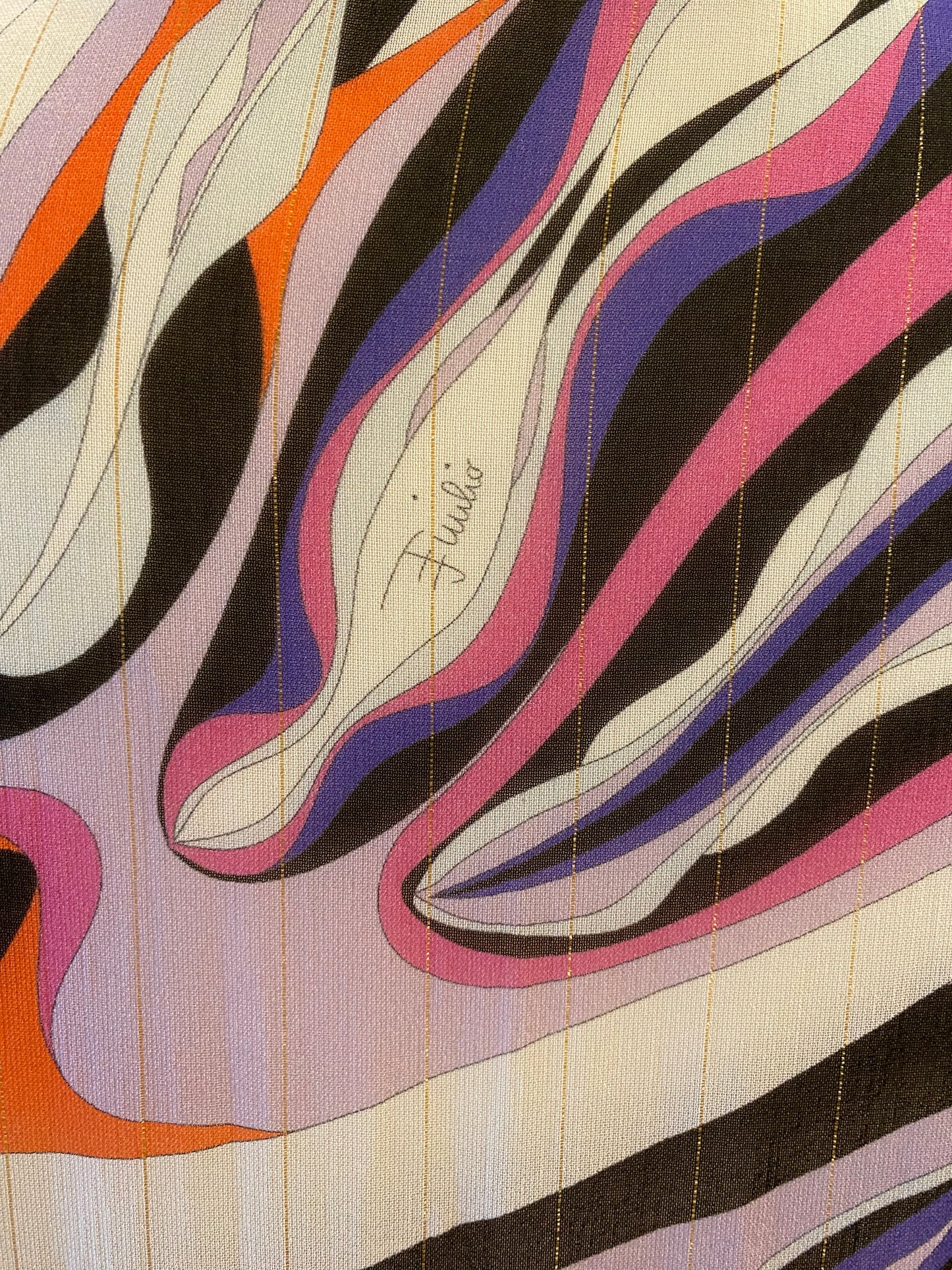 EMILIO PUCCI Multicolor Print Dress Size 36