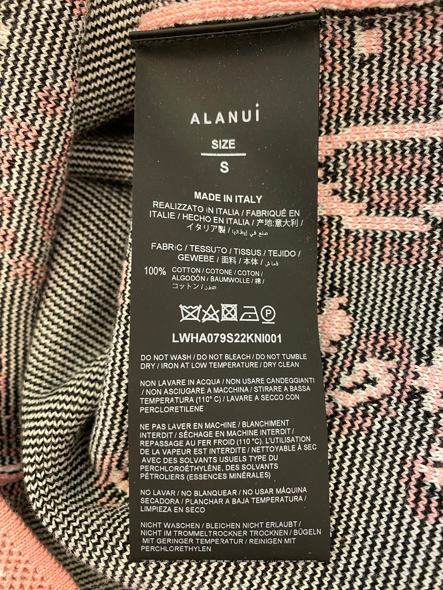 ALANUI Cotton Piquet Shirt Size S