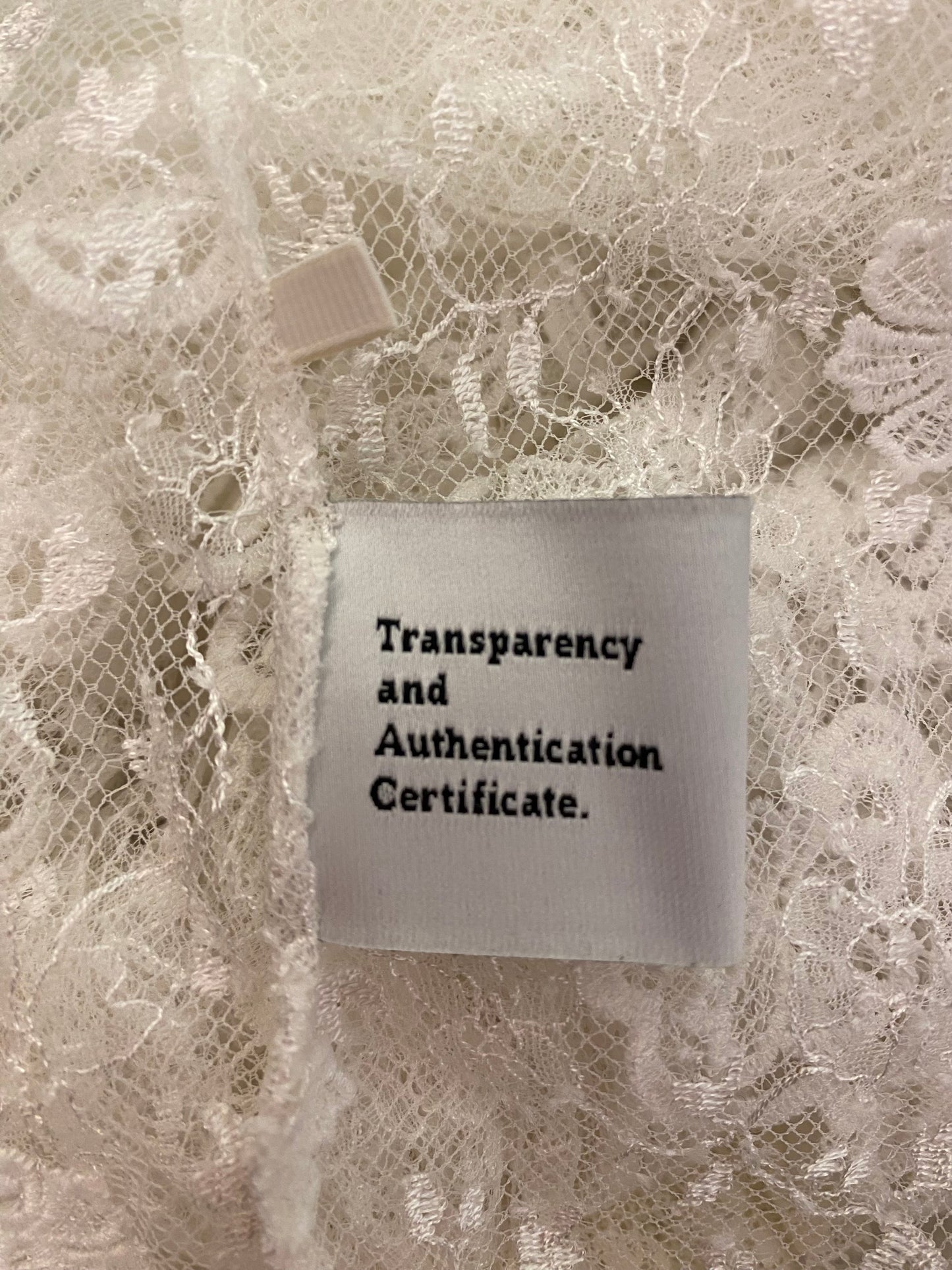 CHLOE Floral Lace Embroidered Blouse Size S