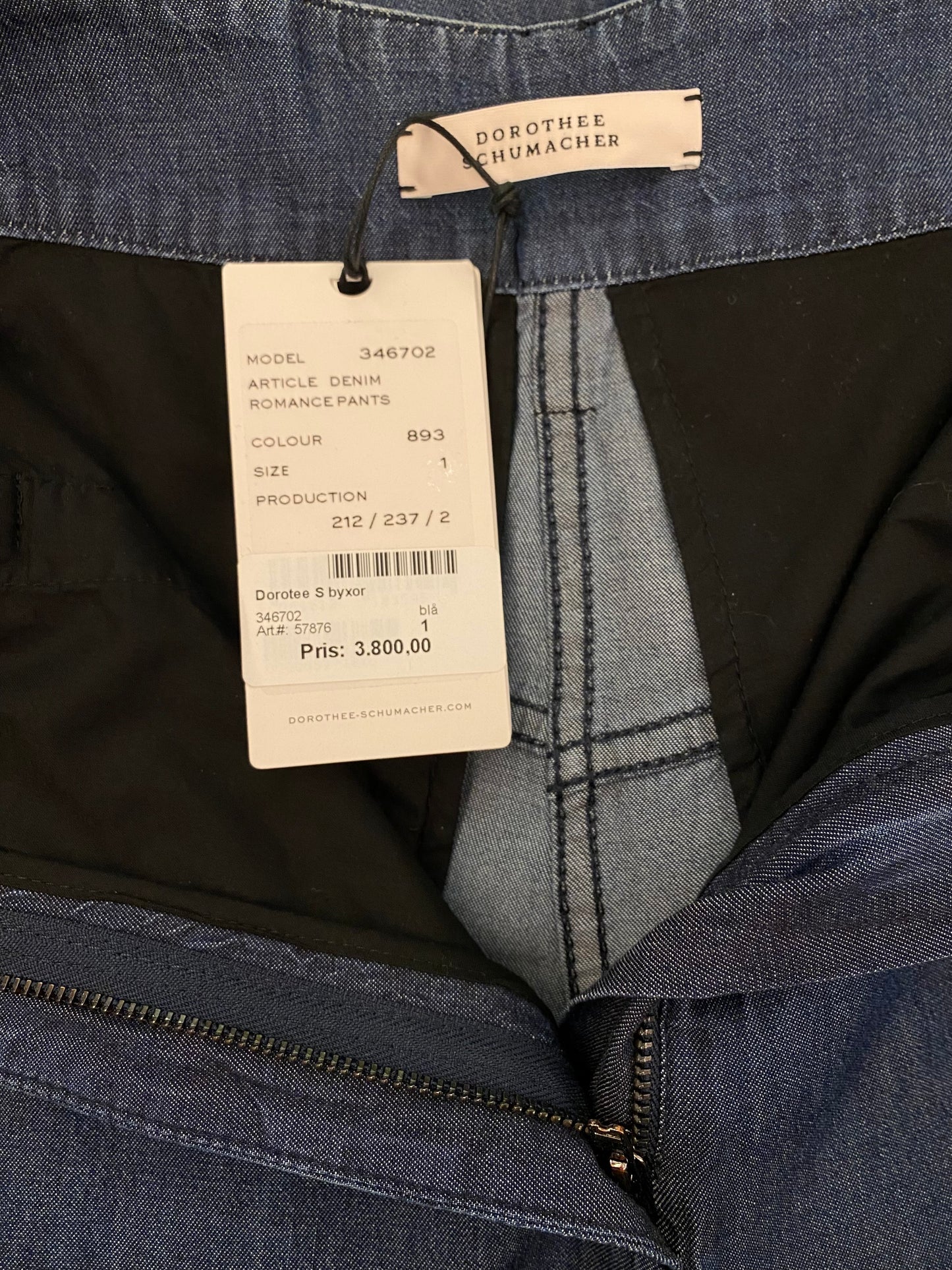 DOROTHEE SCHUMACHER Denim Wide Leg Pants Size 1/ S