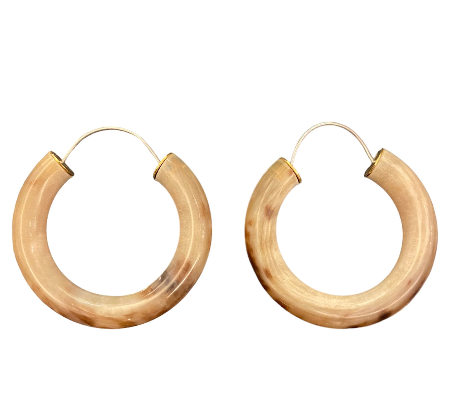CÉLINE Horn Hoop Earrings