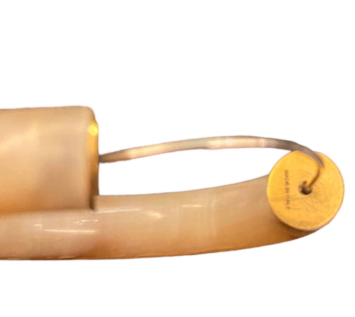 CÉLINE Horn Hoop Earrings