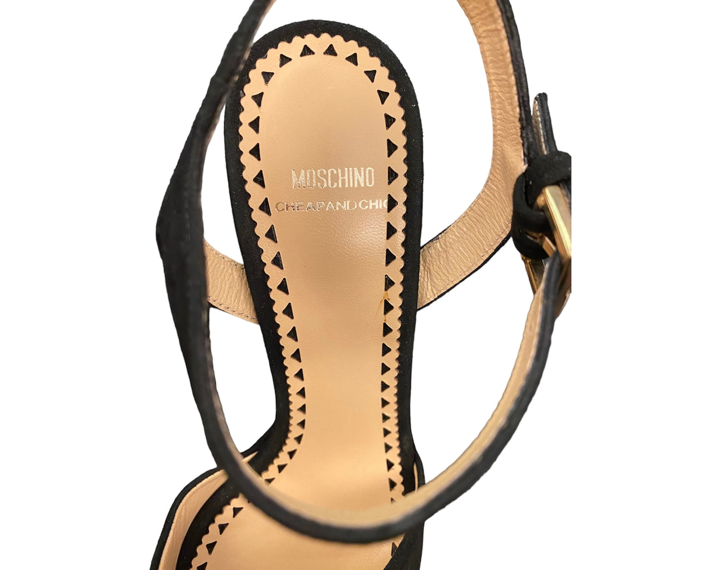 MOSCHINO Platform Sandals Size 37
