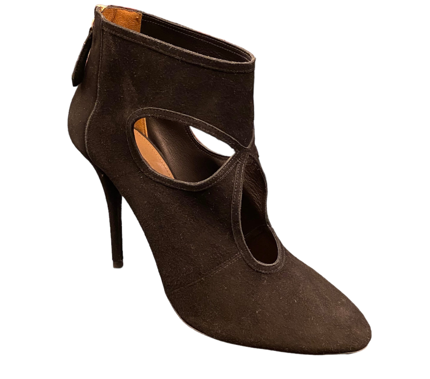 AQUAZZURA Suede Ankle Boots Size 39,5