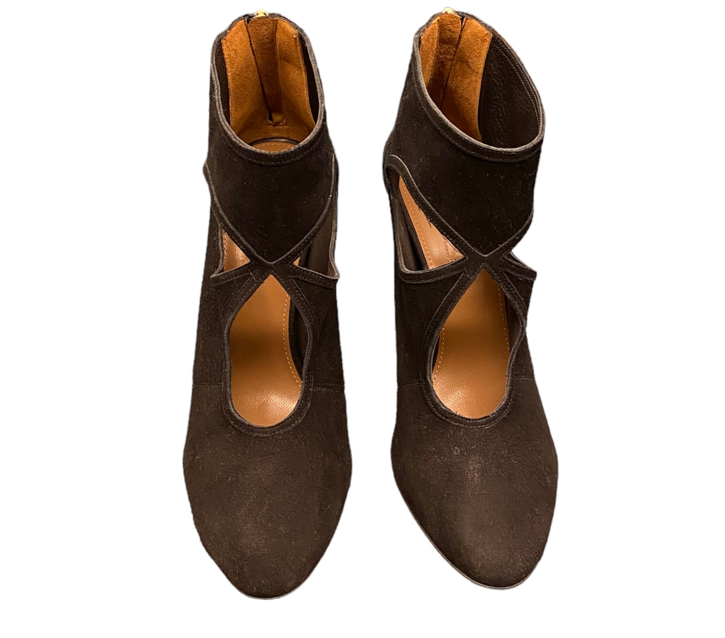 AQUAZZURA Suede Ankle Boots Size 39,5
