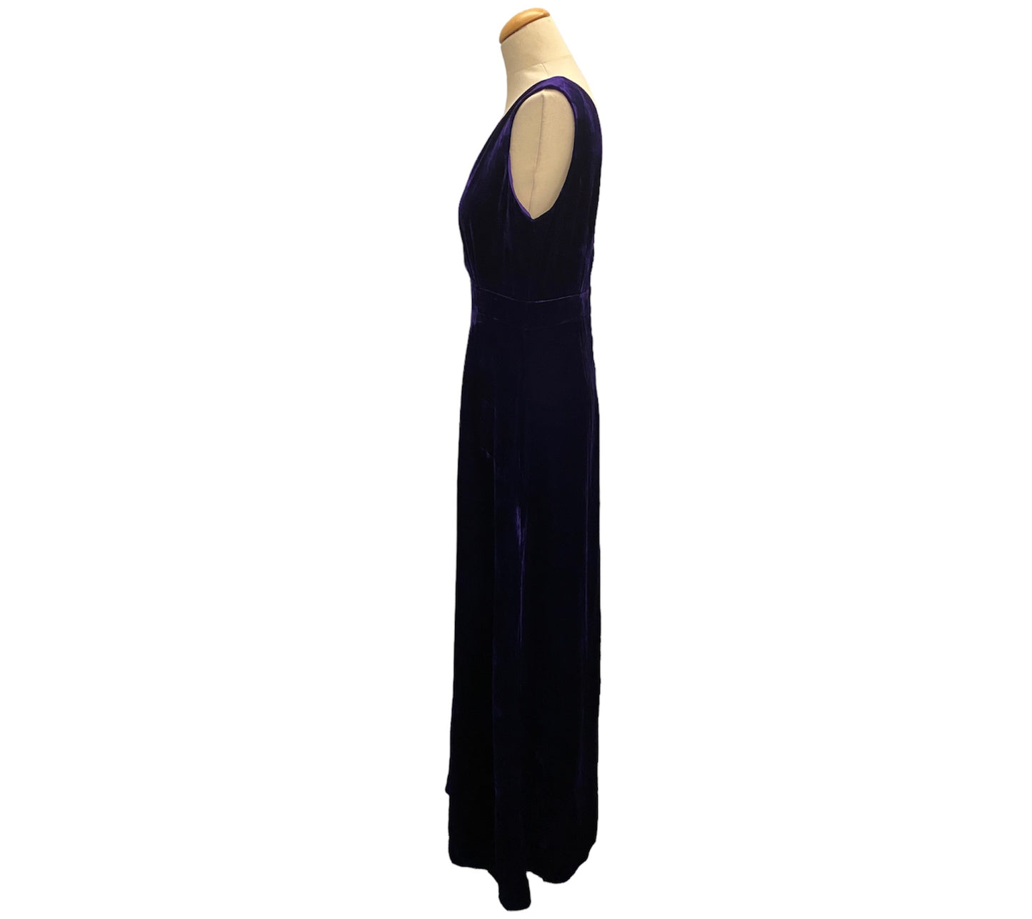 BY MALINA Velvet Long Dress Size M
