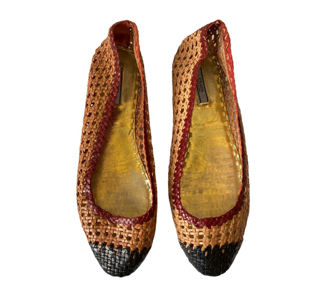 PRADA Ballerina Flats Size 40