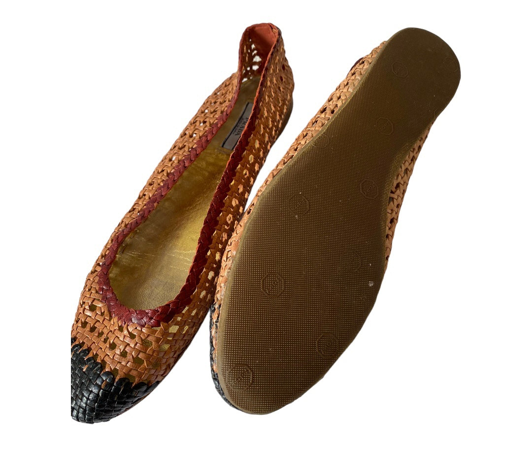 PRADA Ballerina Flats Size 40